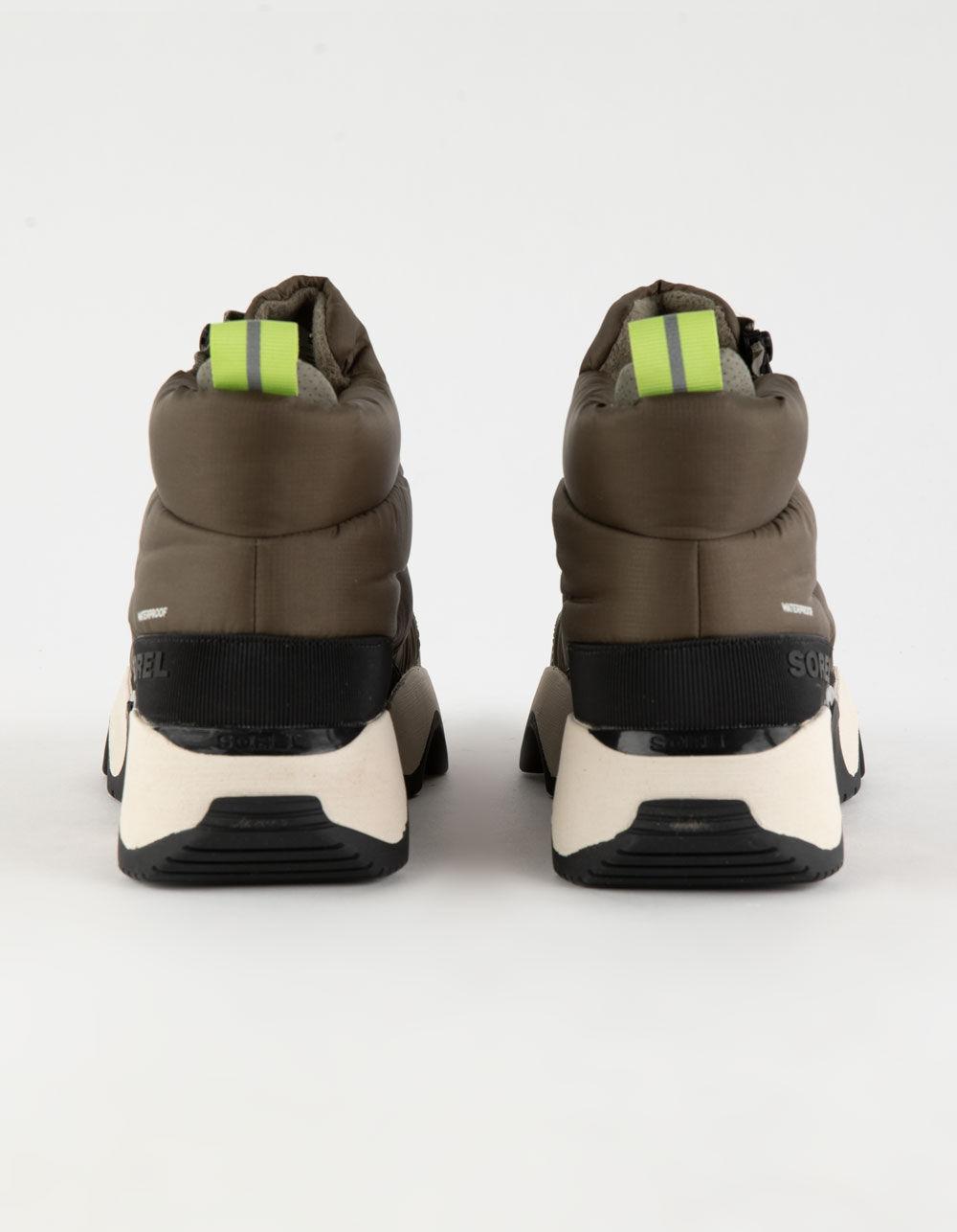 SOREL Kinetic™ Impact Puffy Zip Womens Boots - LIME Product Image