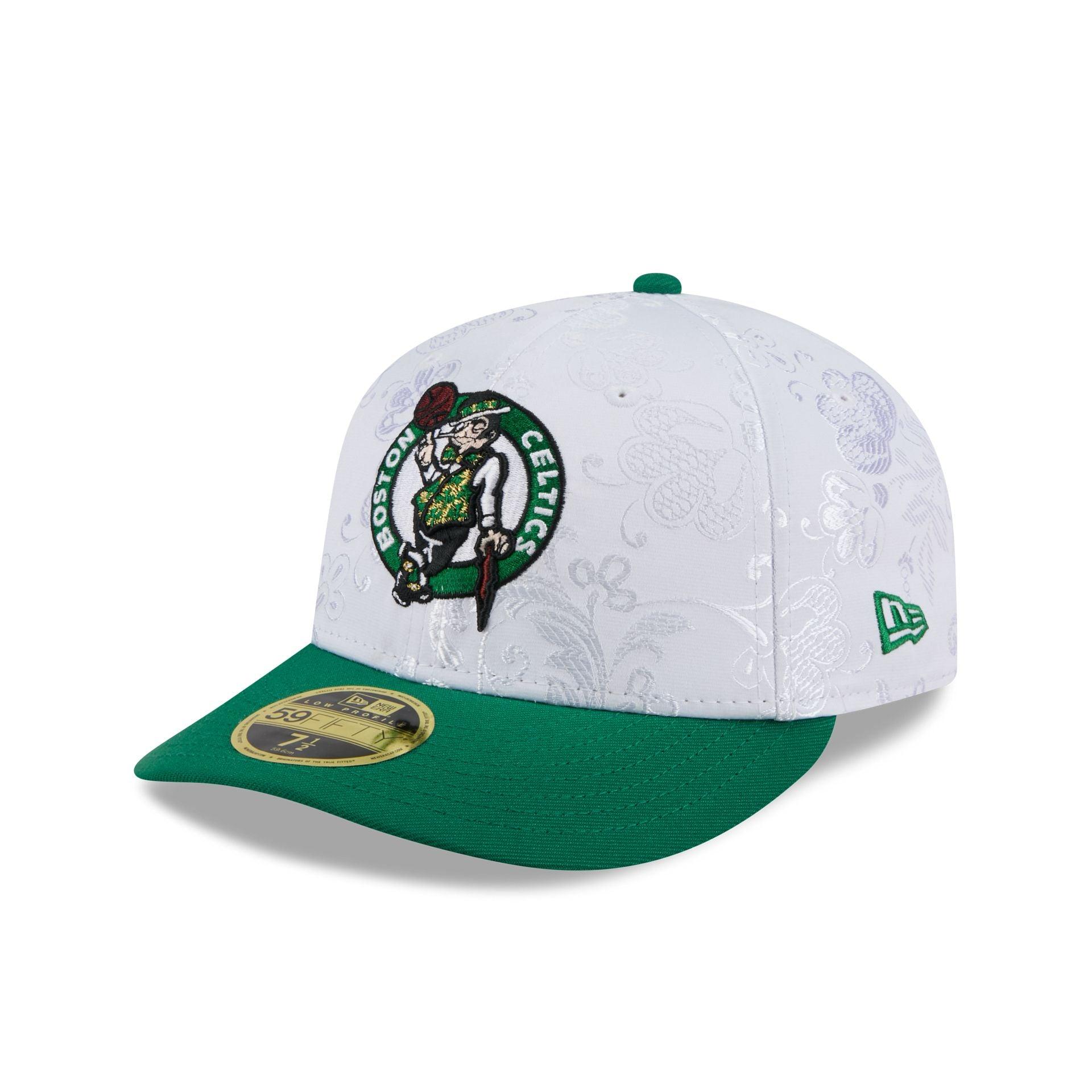 Boston Celtics Floral Shine Low Profile 59FIFTY Fitted Hat Male Product Image
