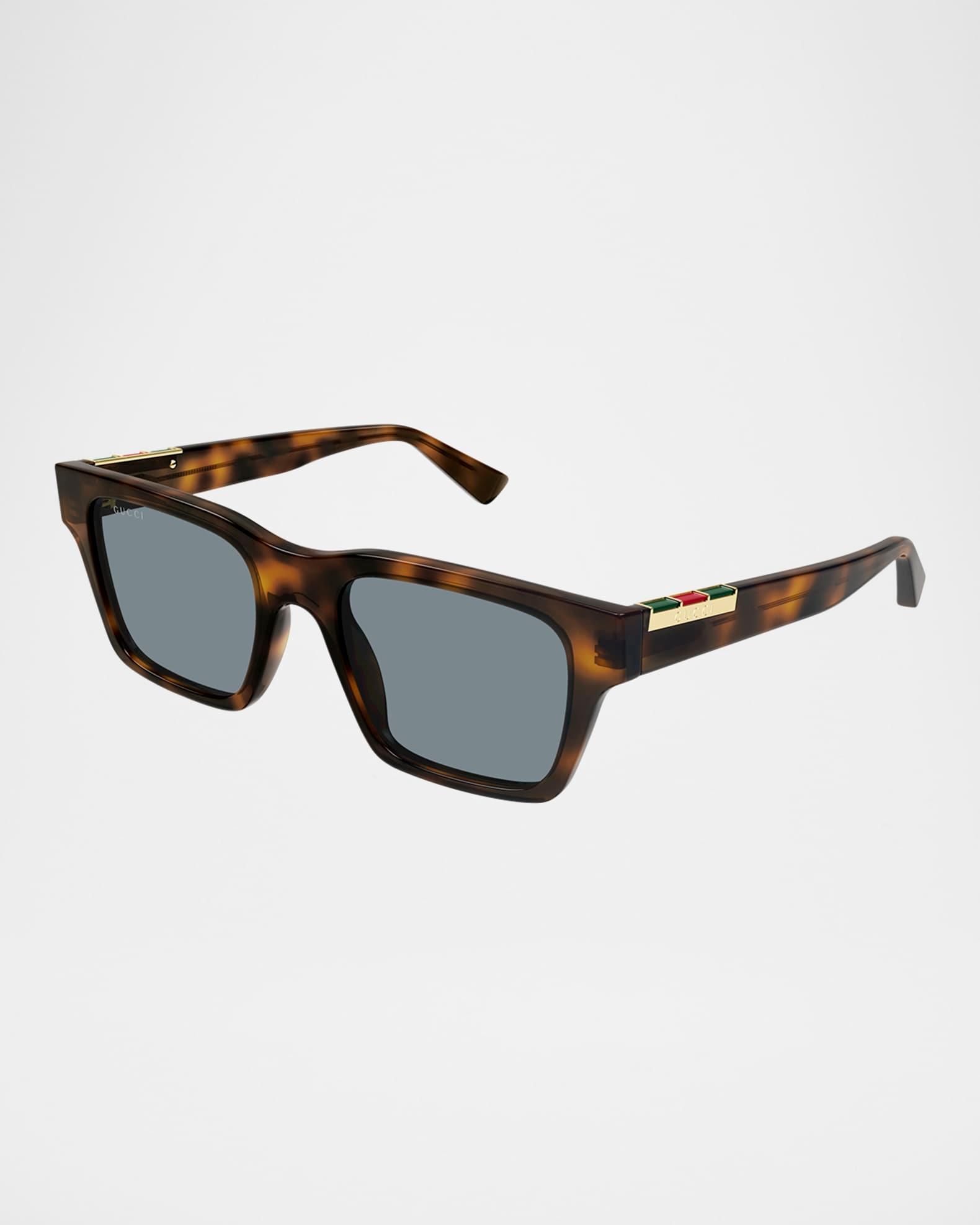 Men's GG1889S Acetate Rectangle Sunglasses Product Image