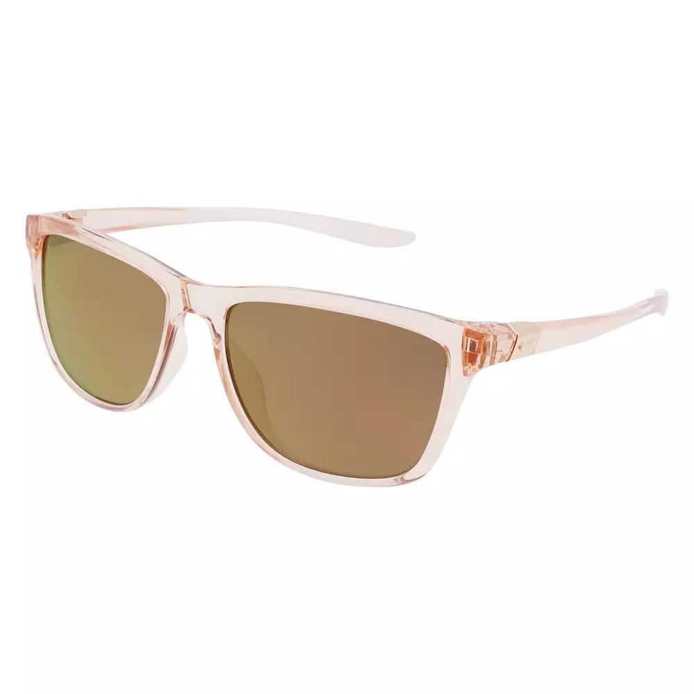 Women's Nike 56mm City Icon Mirrored Sunglasses, Washed Coral Brown Product Image