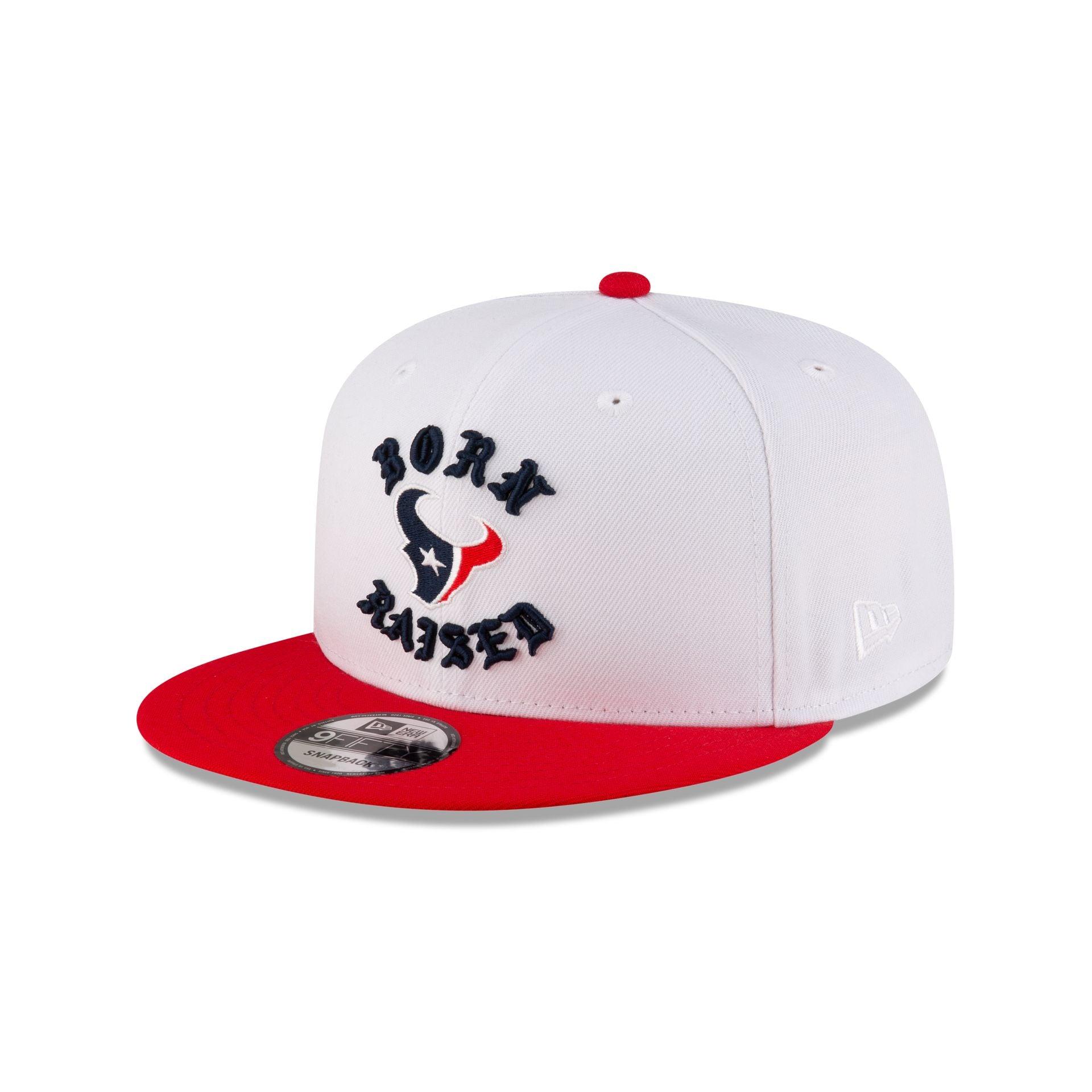 Born x Raised Houston Texans White 9FIFTY Snapback Male Product Image