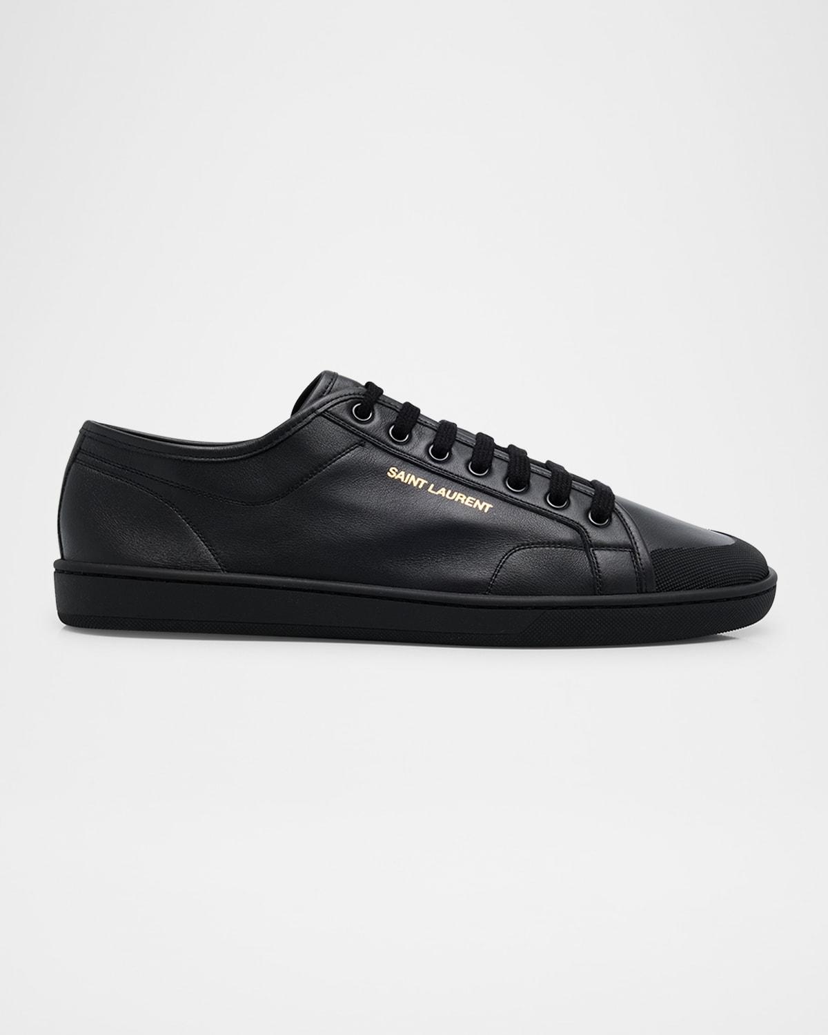 Men's Gym Leather Low-Top Sneakers Product Image