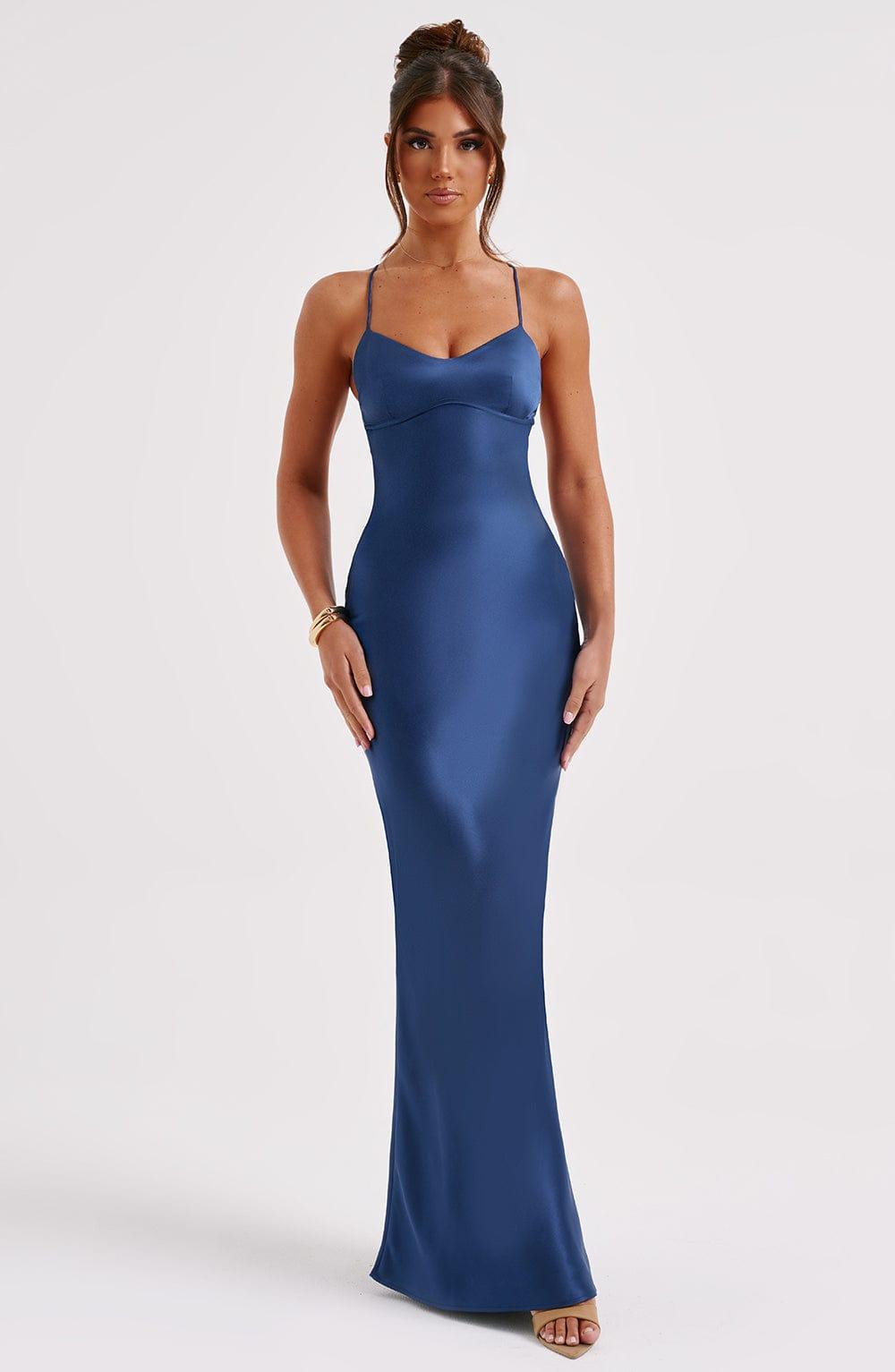 Malika Maxi Dress - Navy Product Image