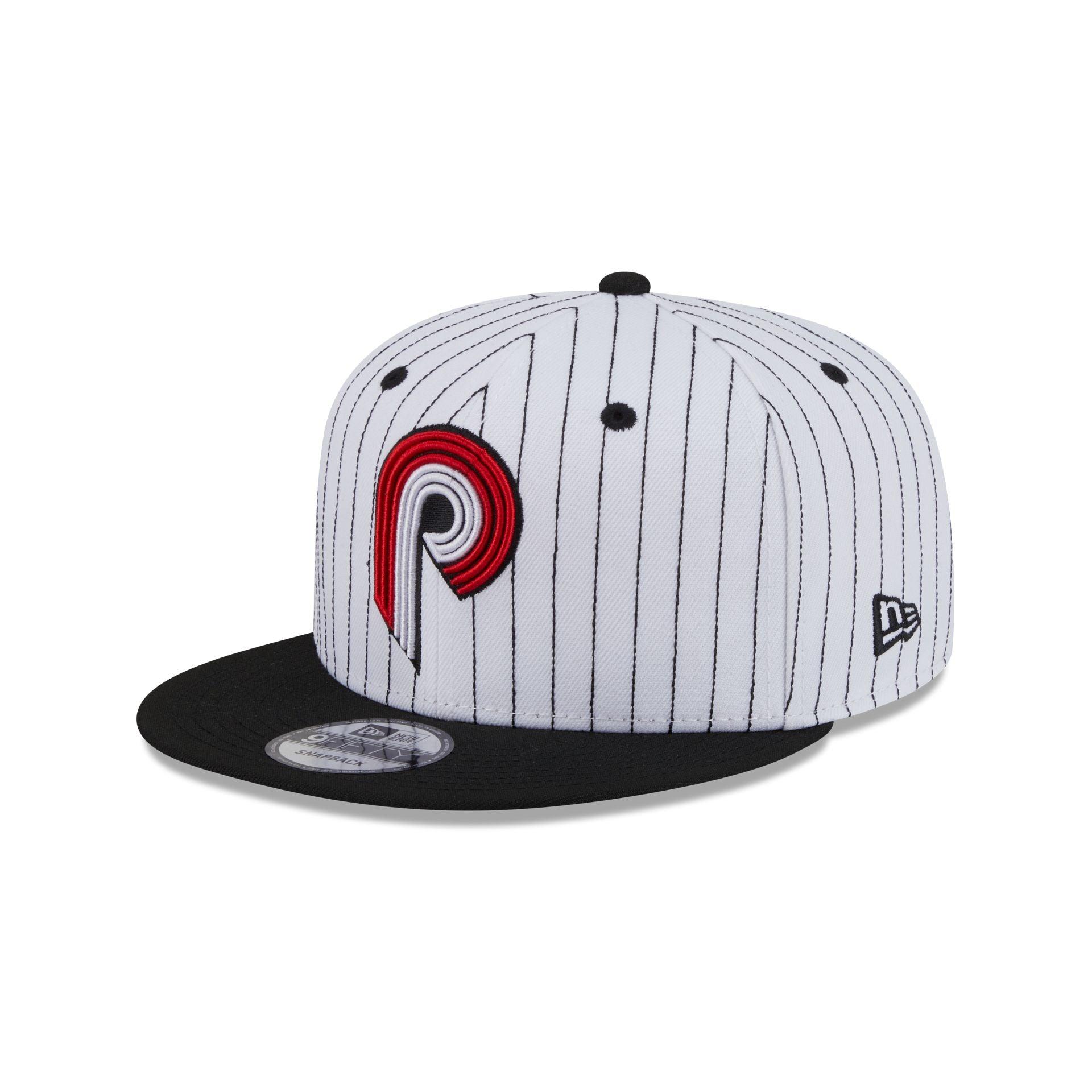 Portland Trail Blazers Deceptor Pinstripe 9FIFTY Snapback Hat Male Product Image
