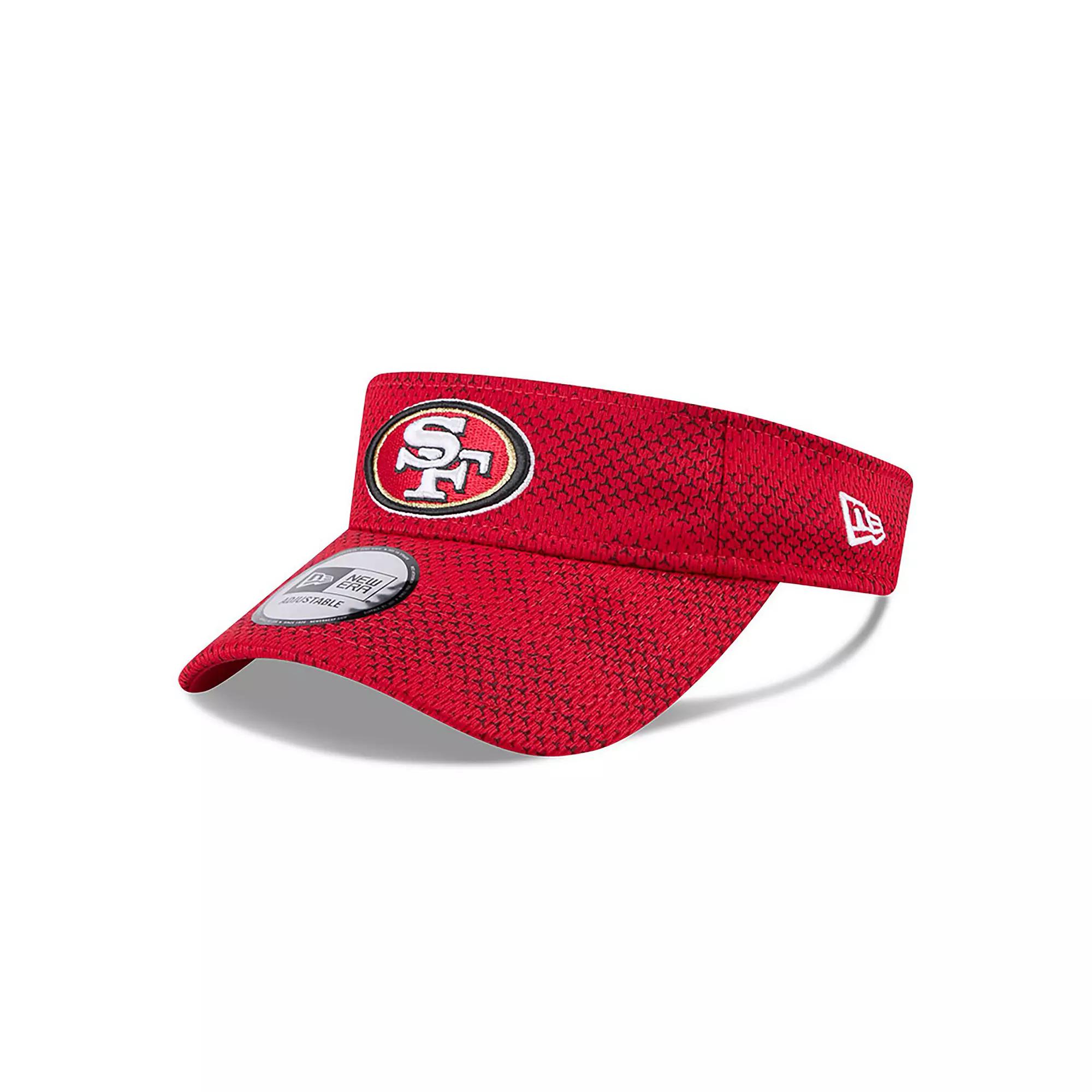 Men's New Era Scarlet San Francisco 49ers 2024 Sideline Visor, Red Product Image