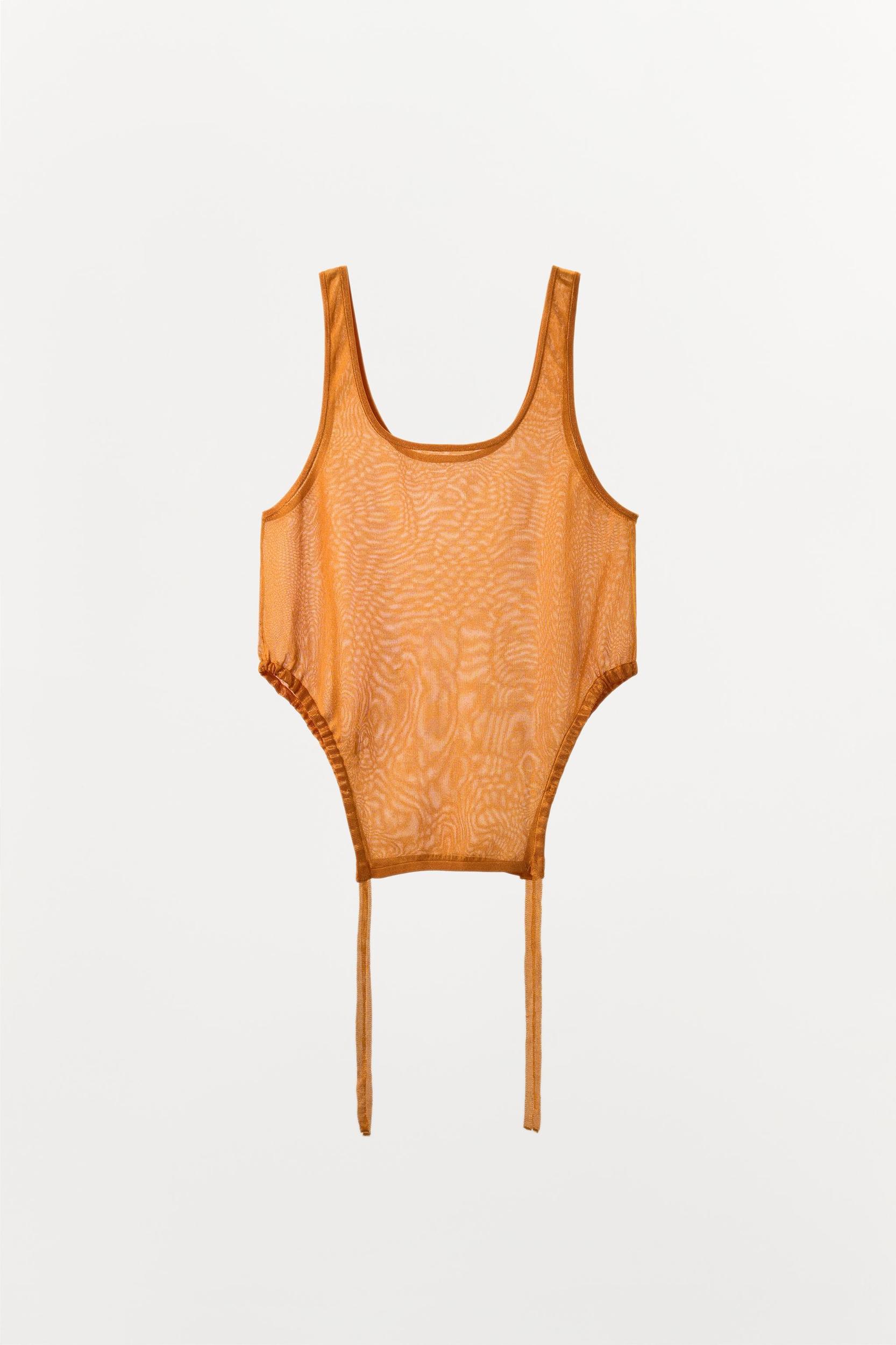 TOP WITH RUCHED STRAPS Product Image