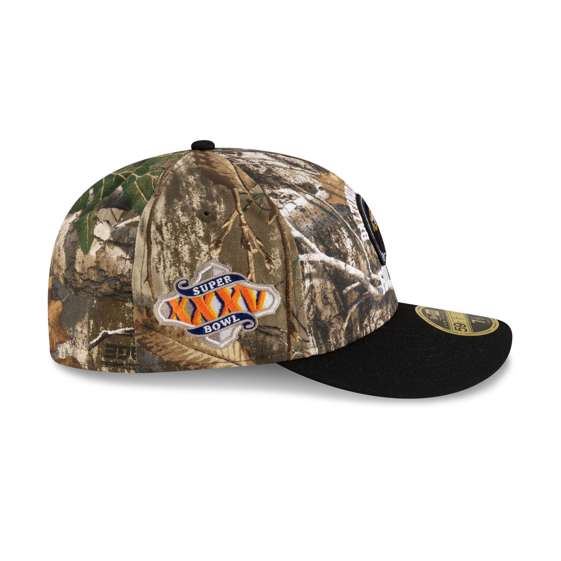 Just Caps Realtree Baltimore Ravens Low Profile 59FIFTY Fitted Hat Male Product Image