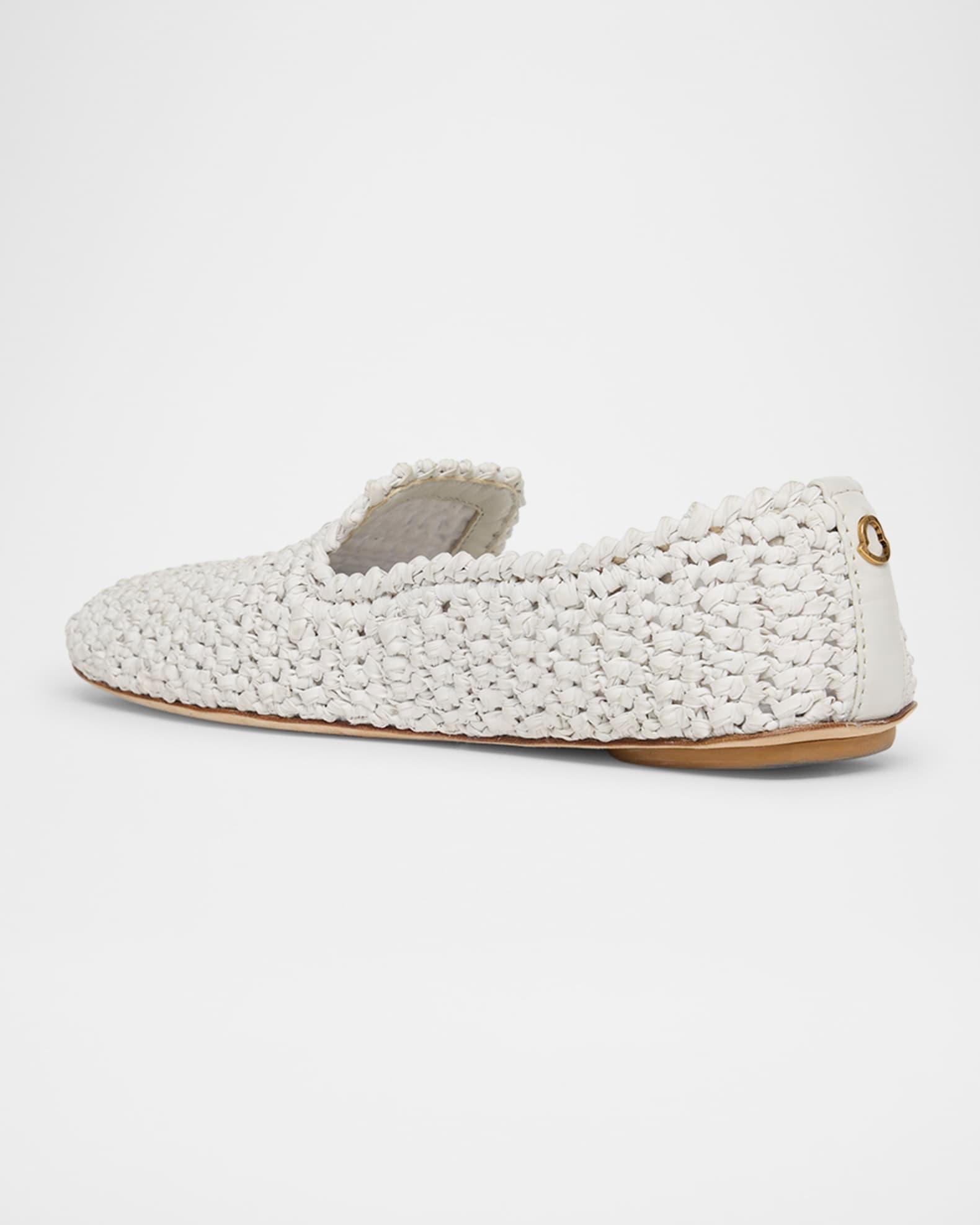 Woven Leather Loafers  Product Image