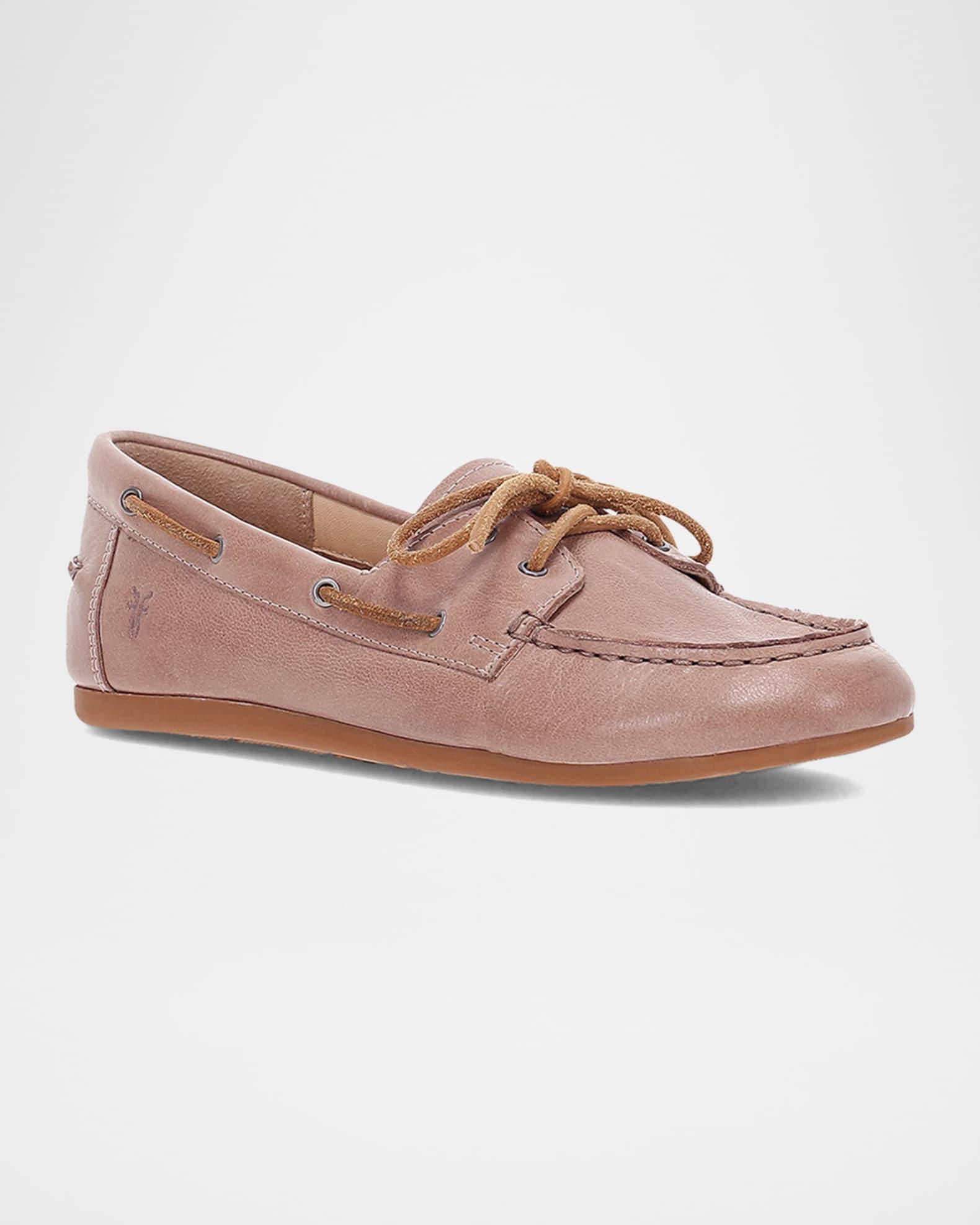 Naya Leather Boat Loafers Product Image