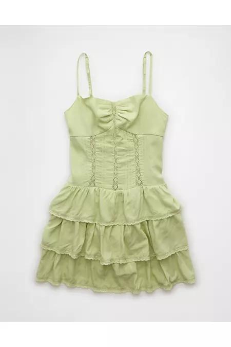 AE Catie Corset Tiered Mini Dress Womens Product Image