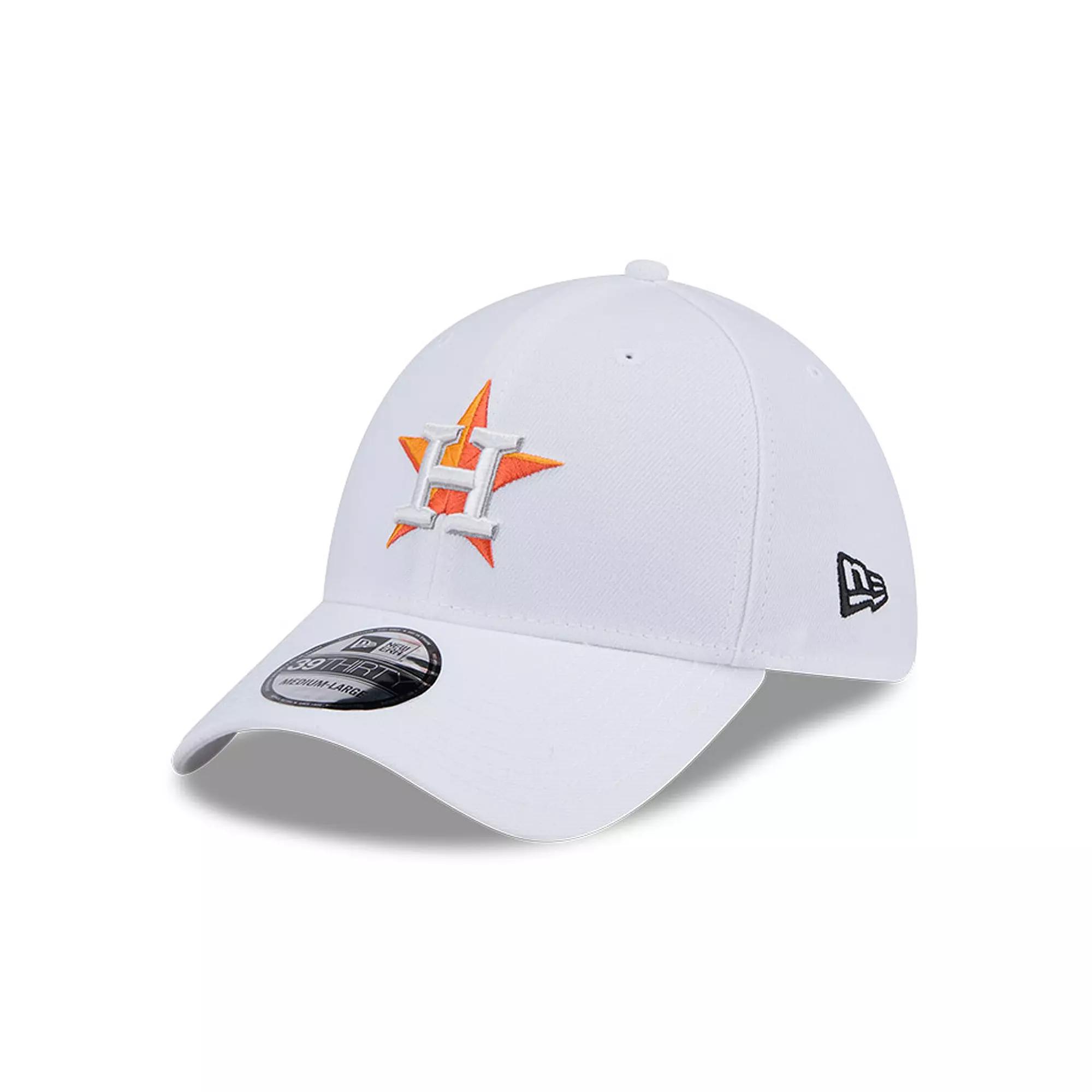 Men's New Era White Houston Astros Evergreen 39THIRTY Flex Hat, Size: Large/XL Product Image