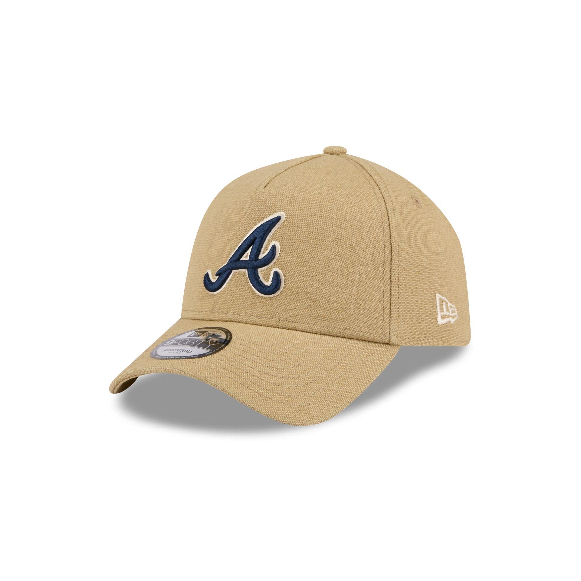Atlanta Braves Front Door Red 9FORTY A-Frame Snapback Hat Male Product Image