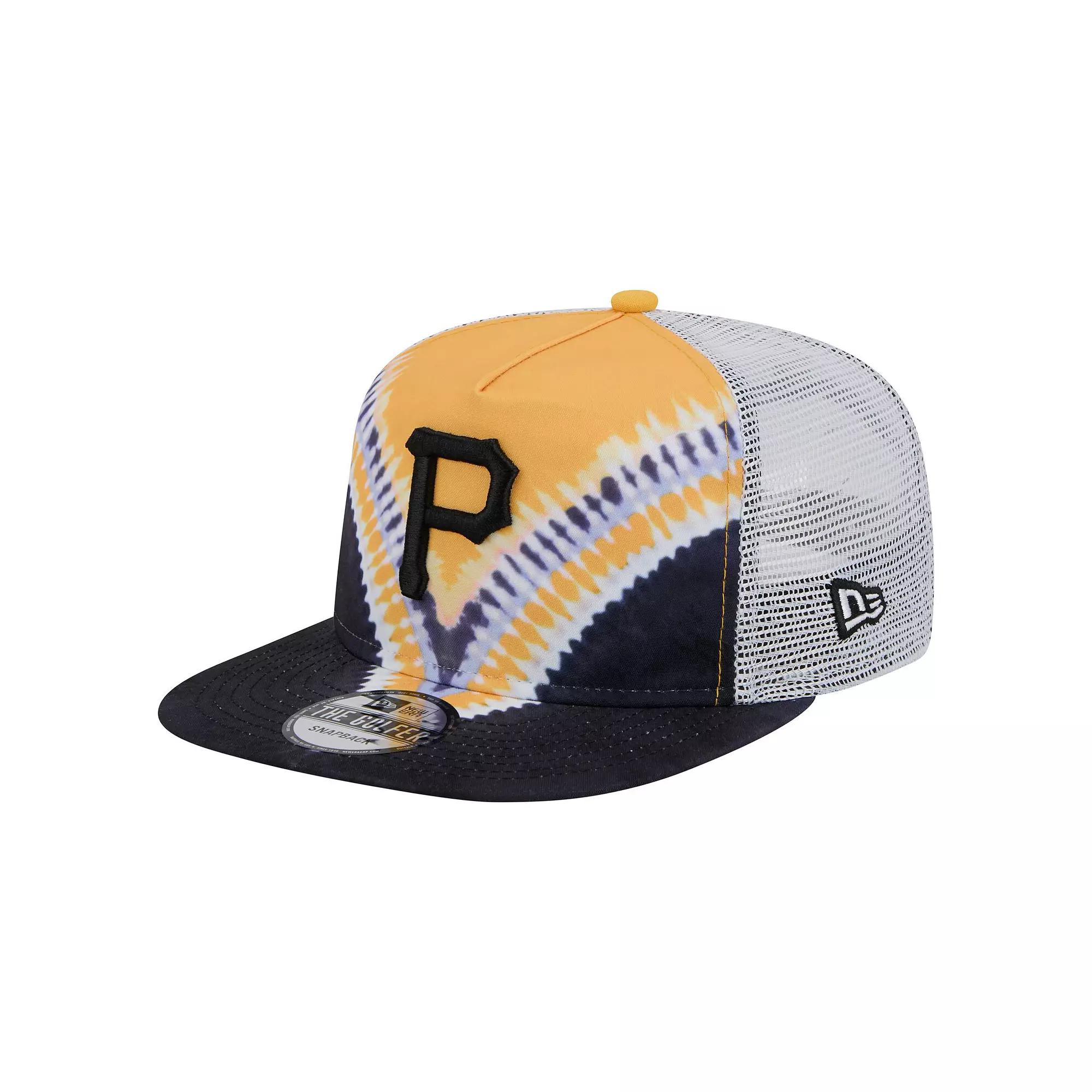 Men's New Era Navy/Light Blue Memphis Grizzlies Throwback Dye Golfer Snapback Hat, Grz Blue Product Image