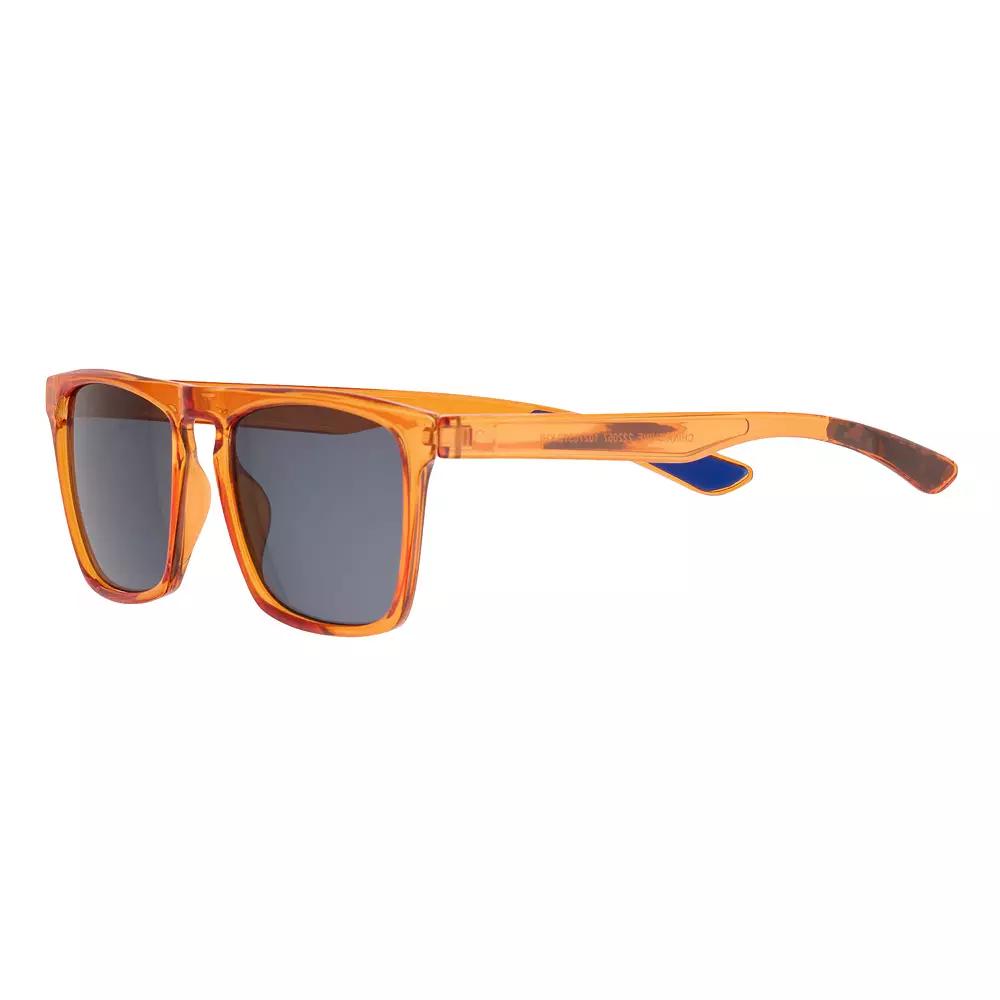 Men's Cali Blue Plastic Square Sunglasses, Orange Product Image