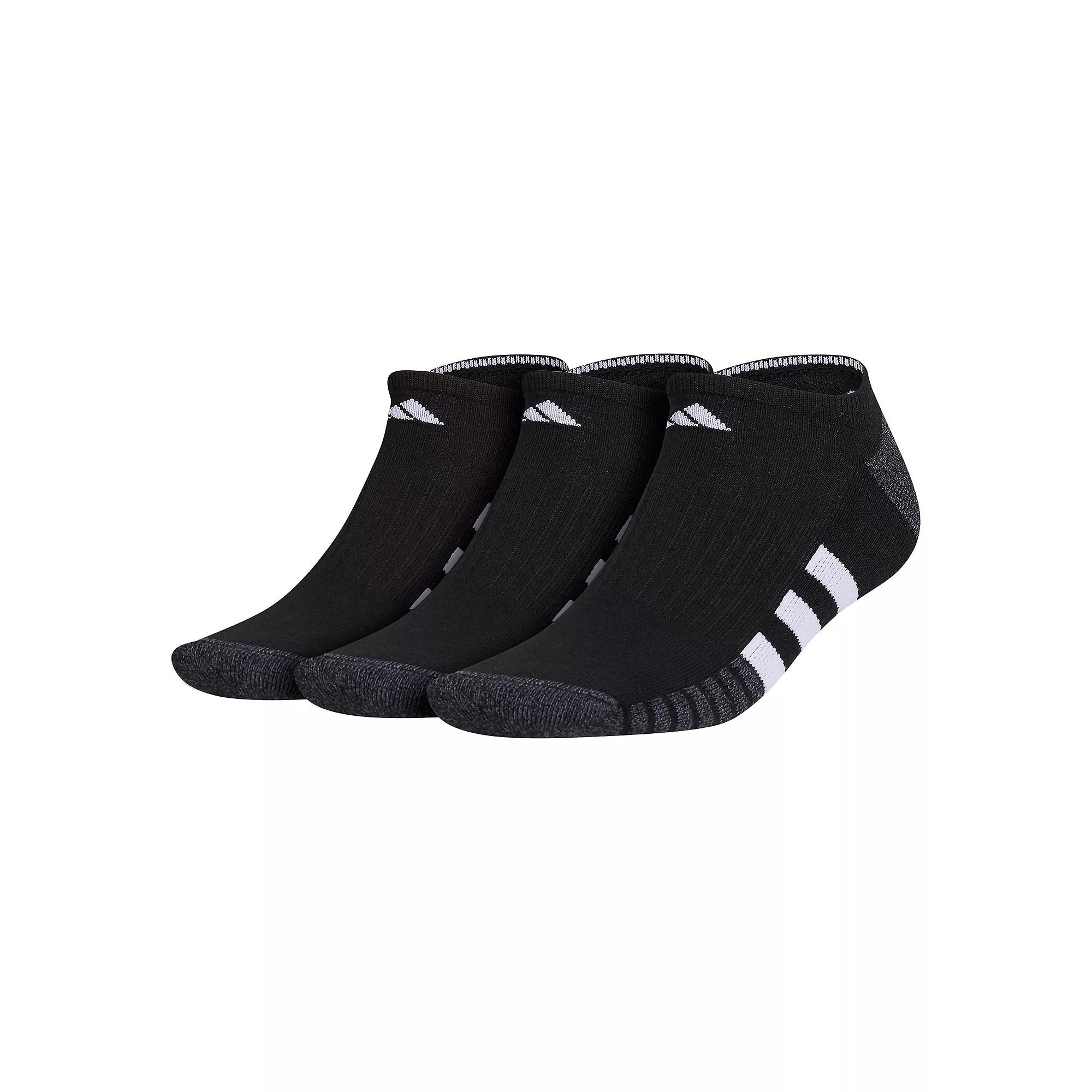 Big & Tall adidas 3-Pack Cushioned 3.0 No Show Socks, Men's,  Product Image
