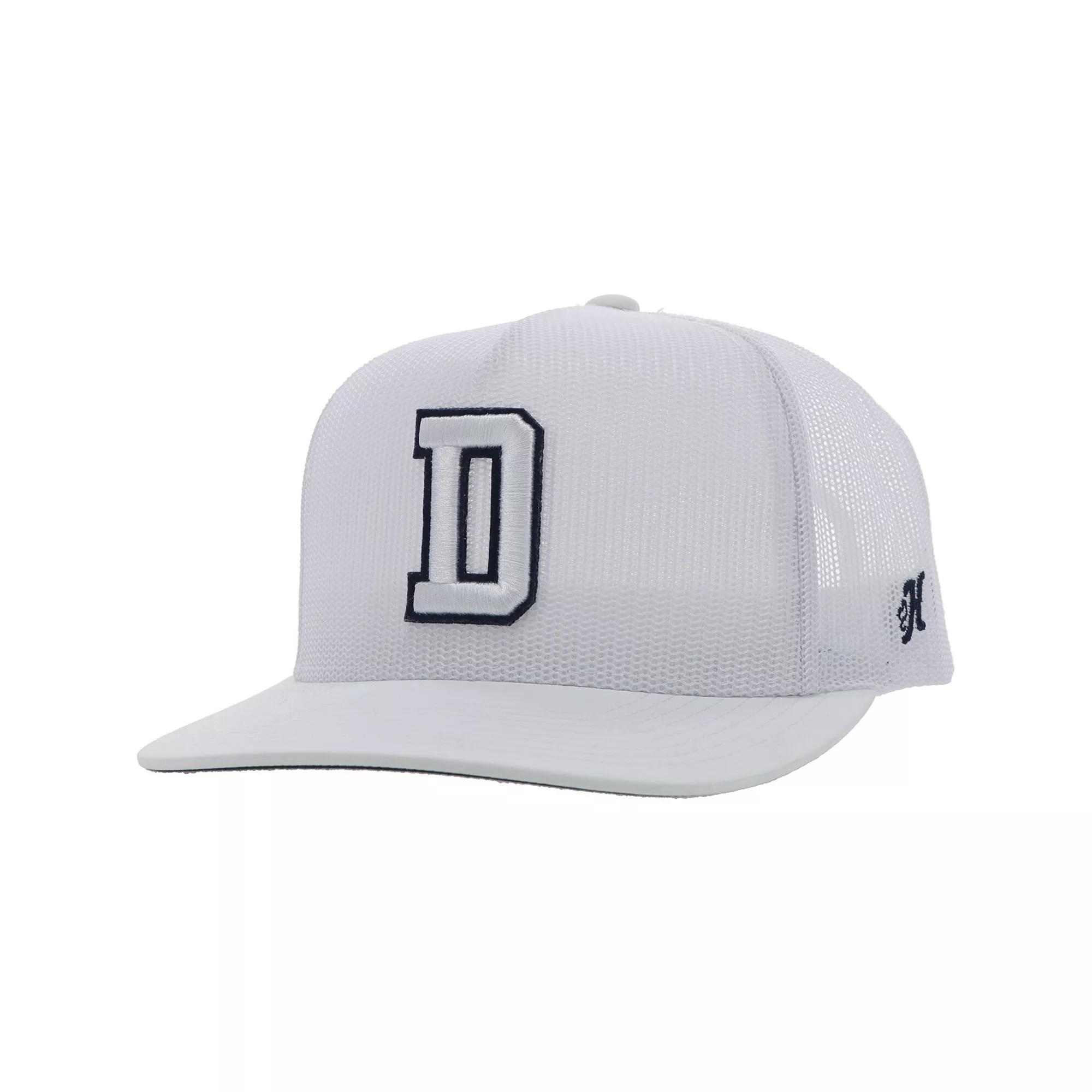 Men's HOOey White Dallas Cowboys All Mesh Trucker Adjustable Hat Product Image