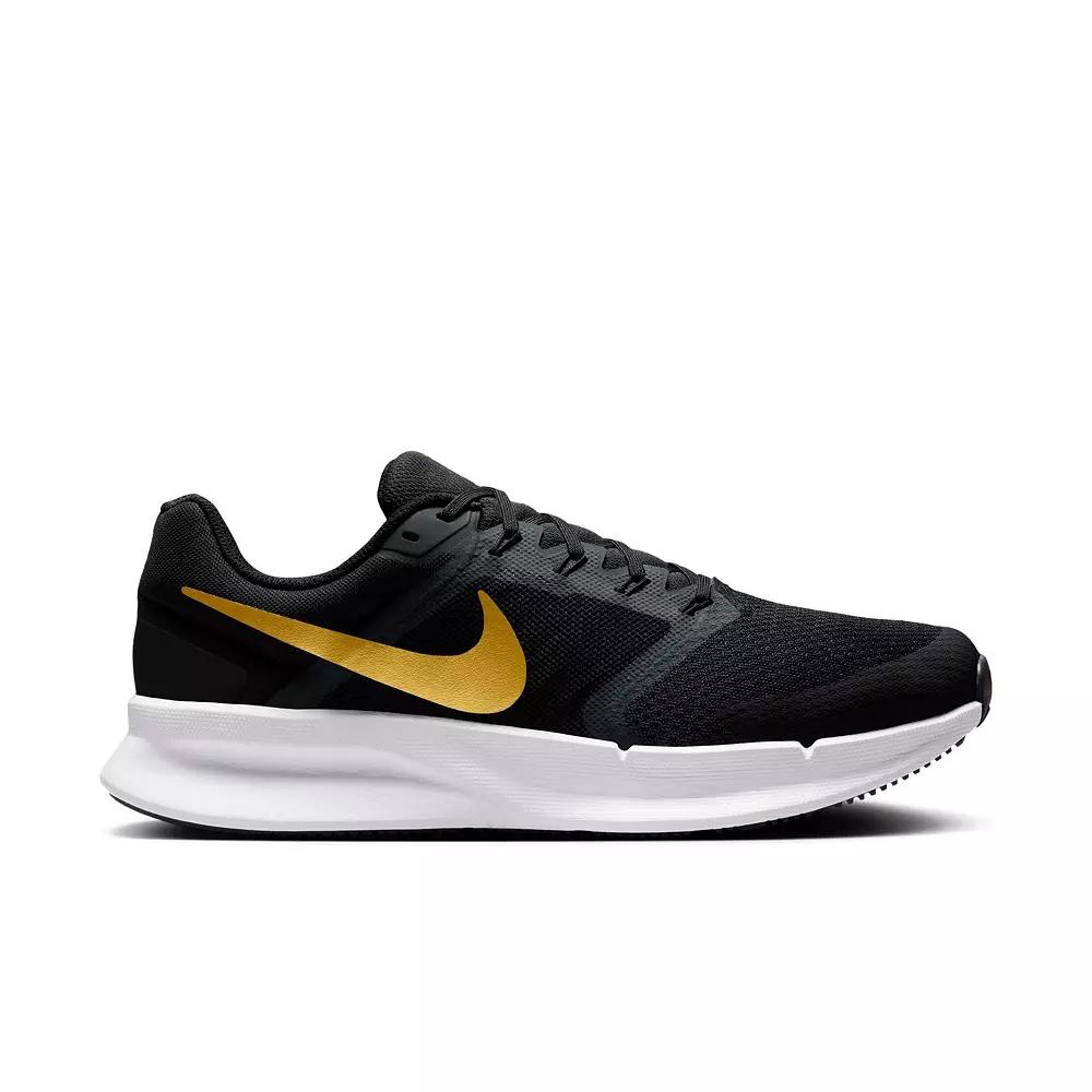 Nike Run Swift 3 Men's Road Running Shoes, Size: 8.5, Black Gold Grey Product Image