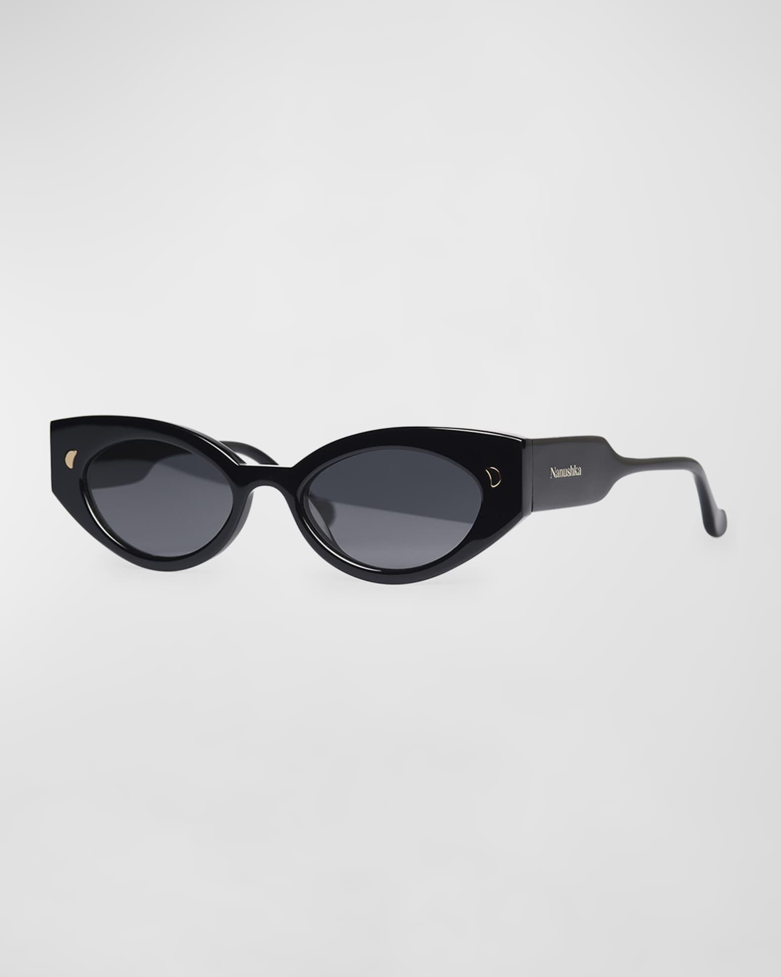 Azalea Oval Acetate Sunglasses Product Image