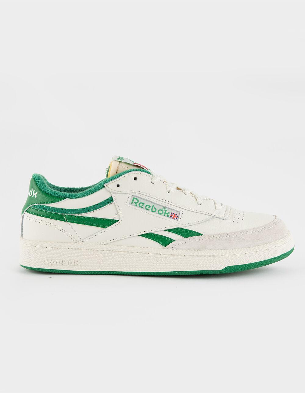 REEBOK Club C Revenge Vintage Mens Shoes - WHT/GREEN Product Image
