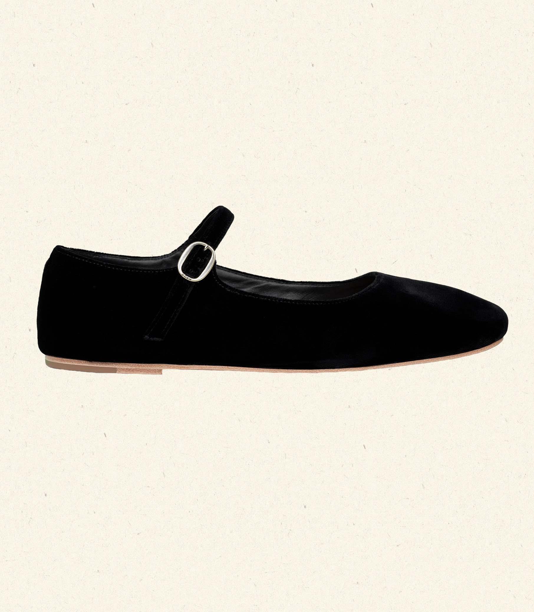 MARY JANE SLIPPER -- BLACK Product Image