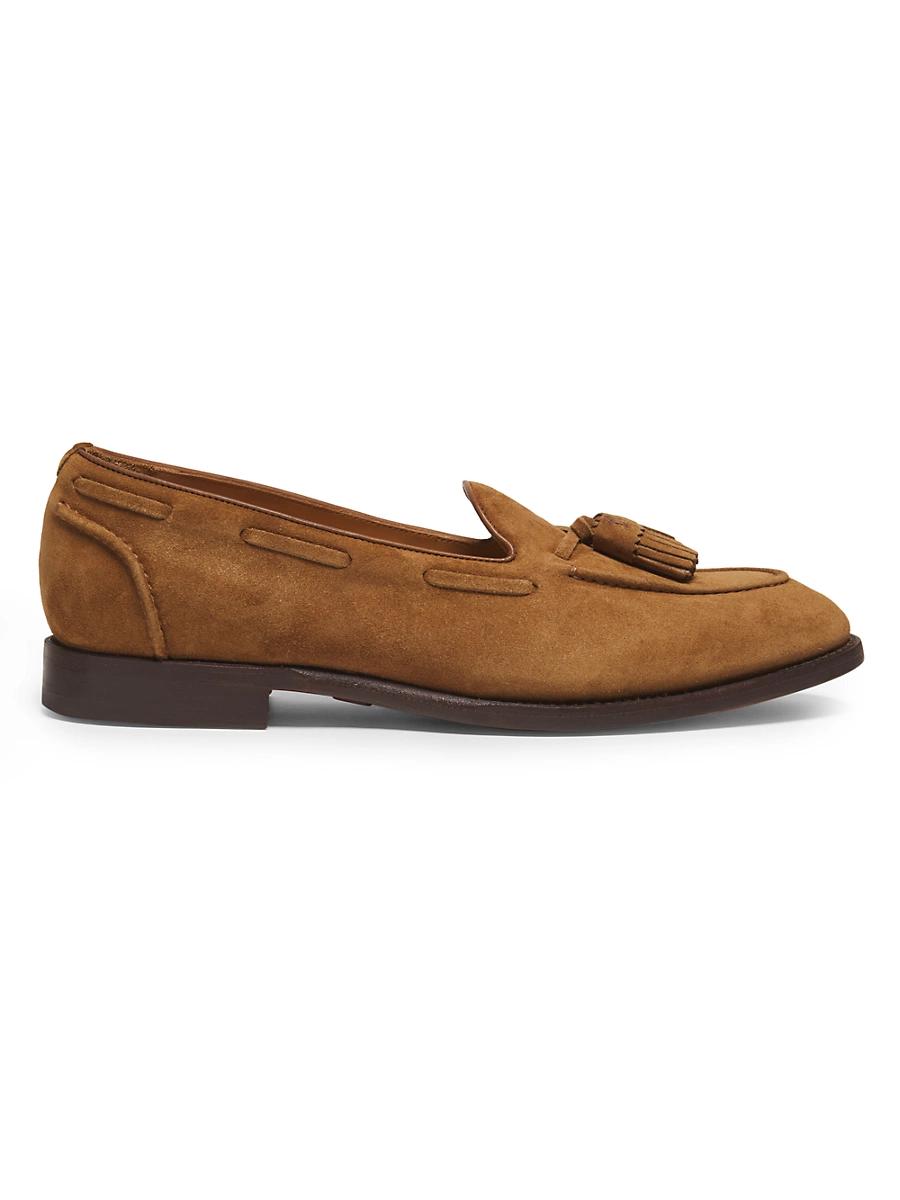 Mens Luther Tasseled Suede Loafers Product Image