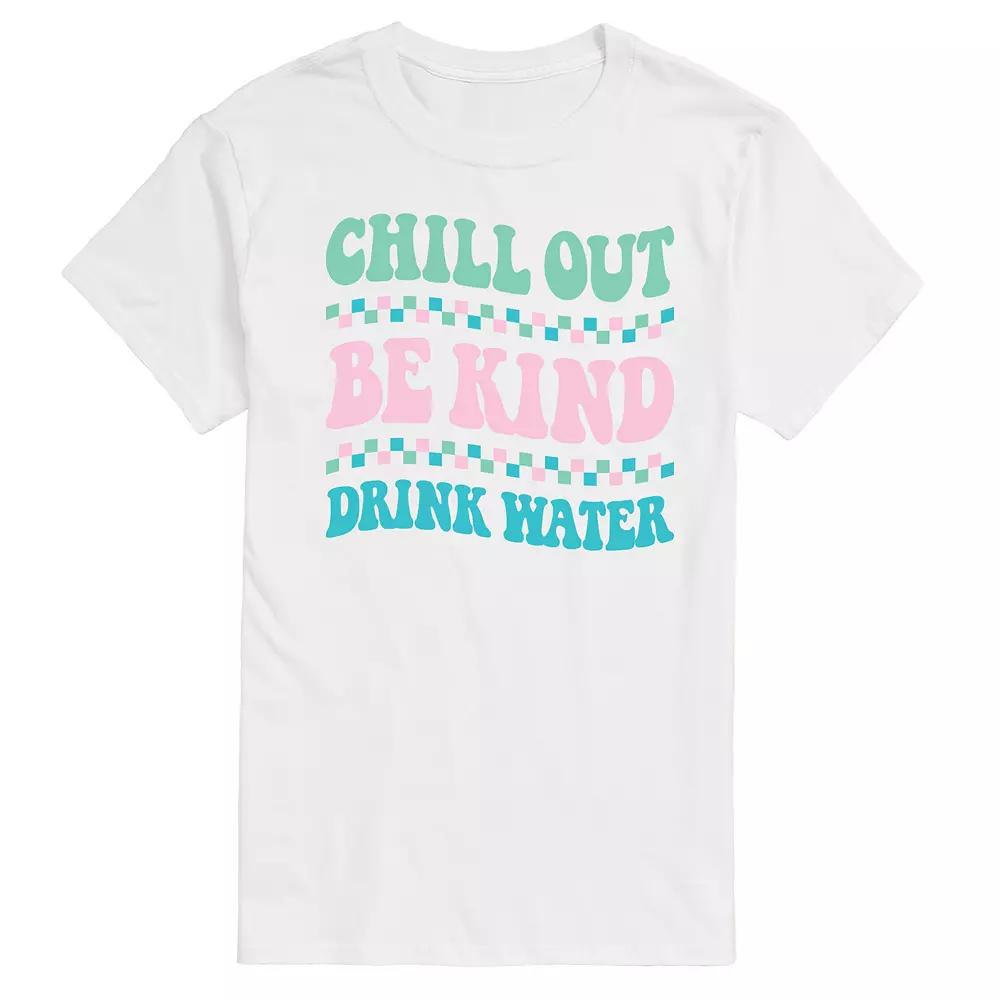 Men's Chill Out Be Kind Drink Water Graphic Tee,  Product Image