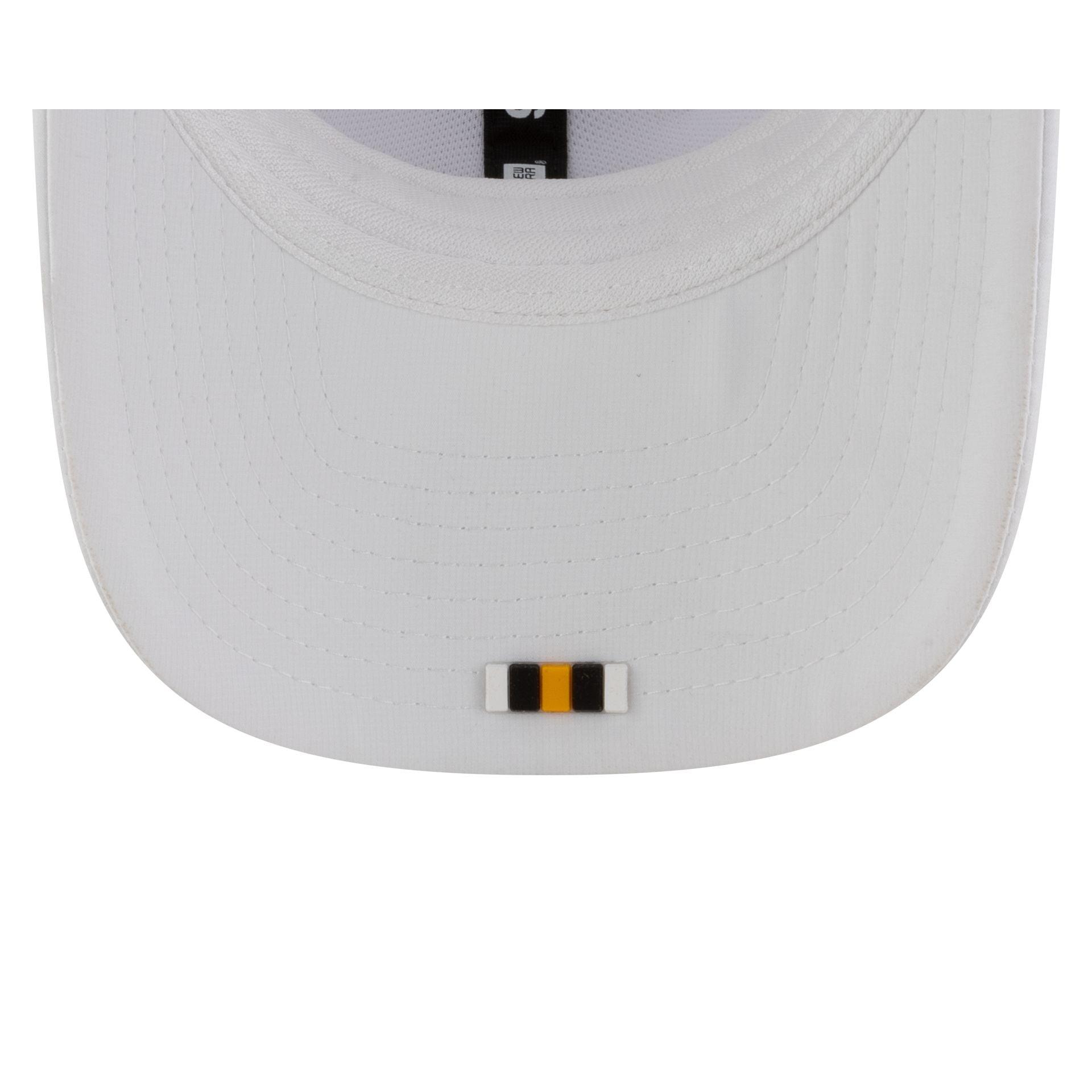 Pittsburgh Steelers 2025 Sideline Hot Weather White 9SEVENTY Trucker Hat Male Product Image