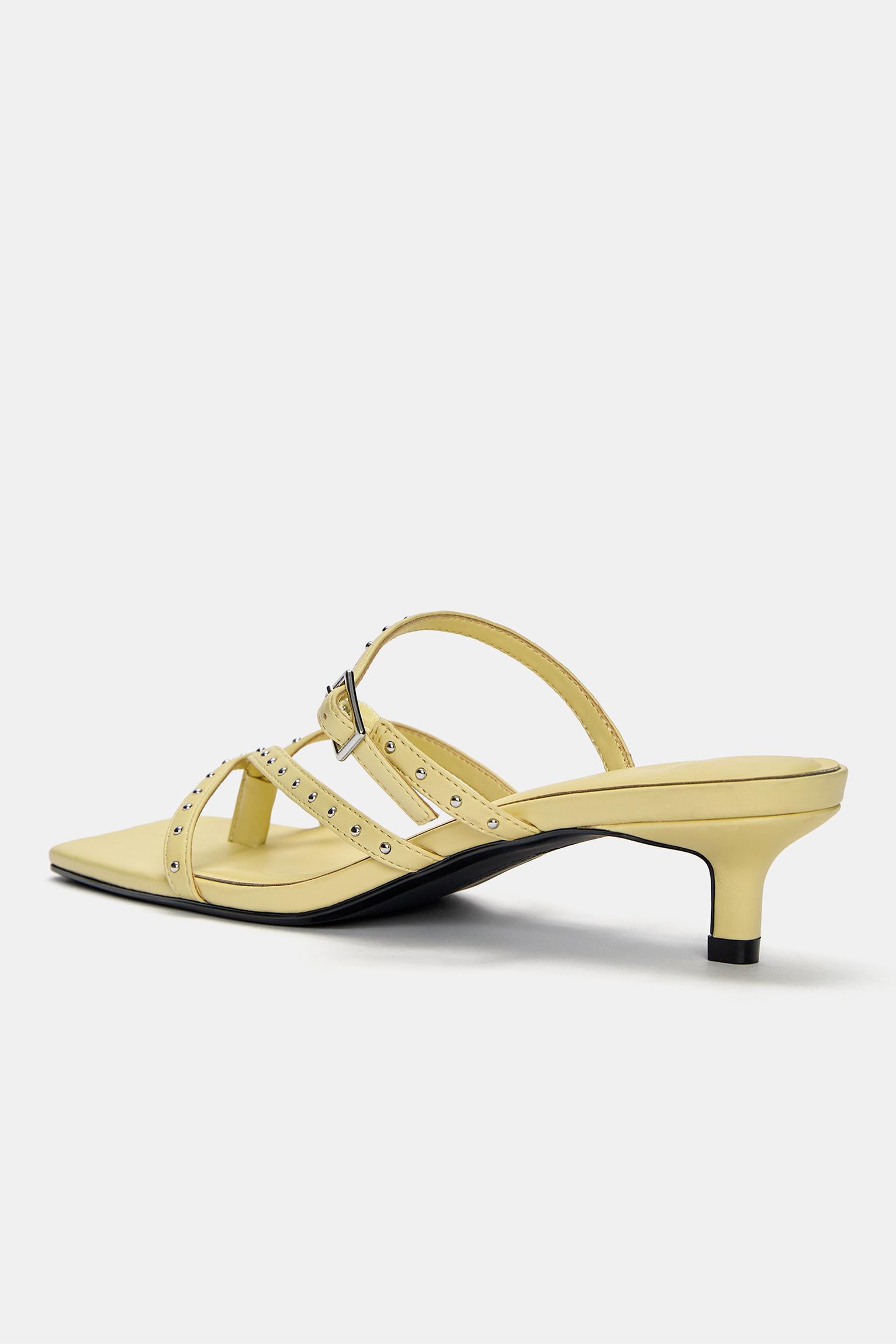 Studded heeled sandals Product Image