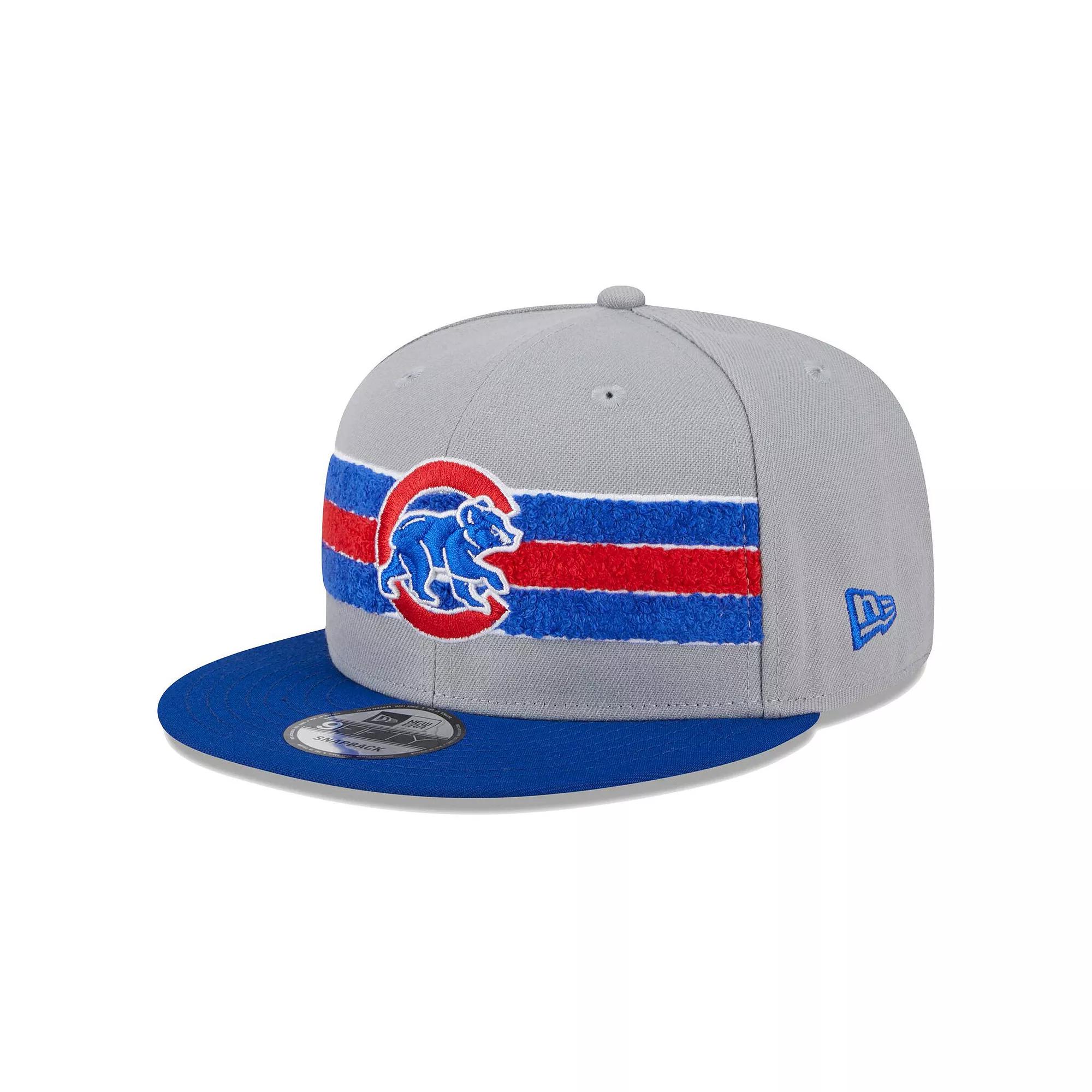 Men's New Era Gray/Royal Chicago Cubs Band 9FIFTY Snapback Hat, Grey Product Image