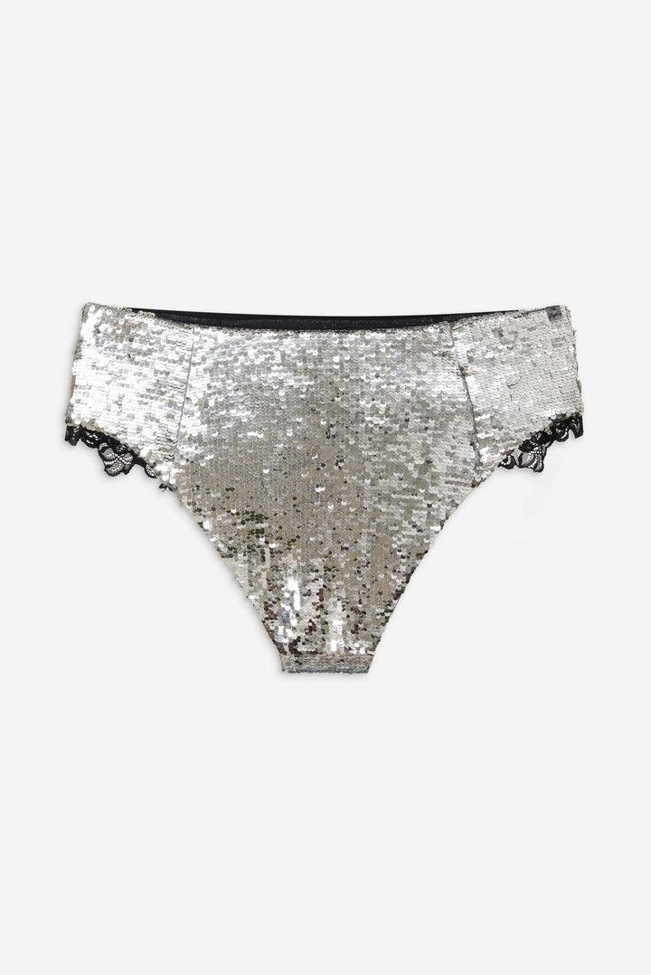 Maia High-waist Panty — Silver Product Image