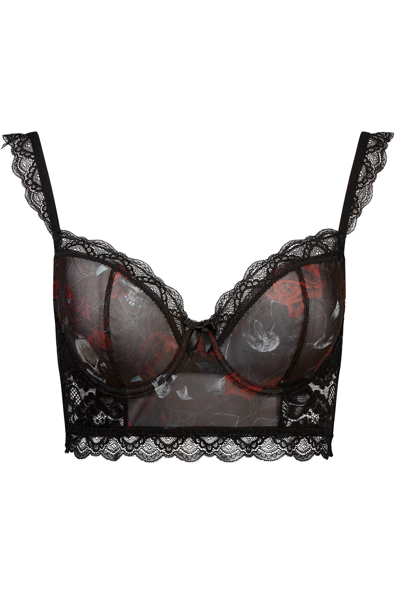 Wild Rose Mesh Bra Female Product Image