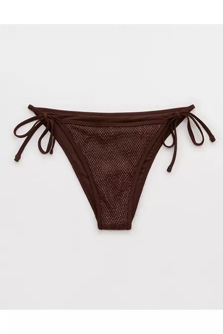 Aerie The Sunbun Metallic Bikini Bottom Women's Product Image