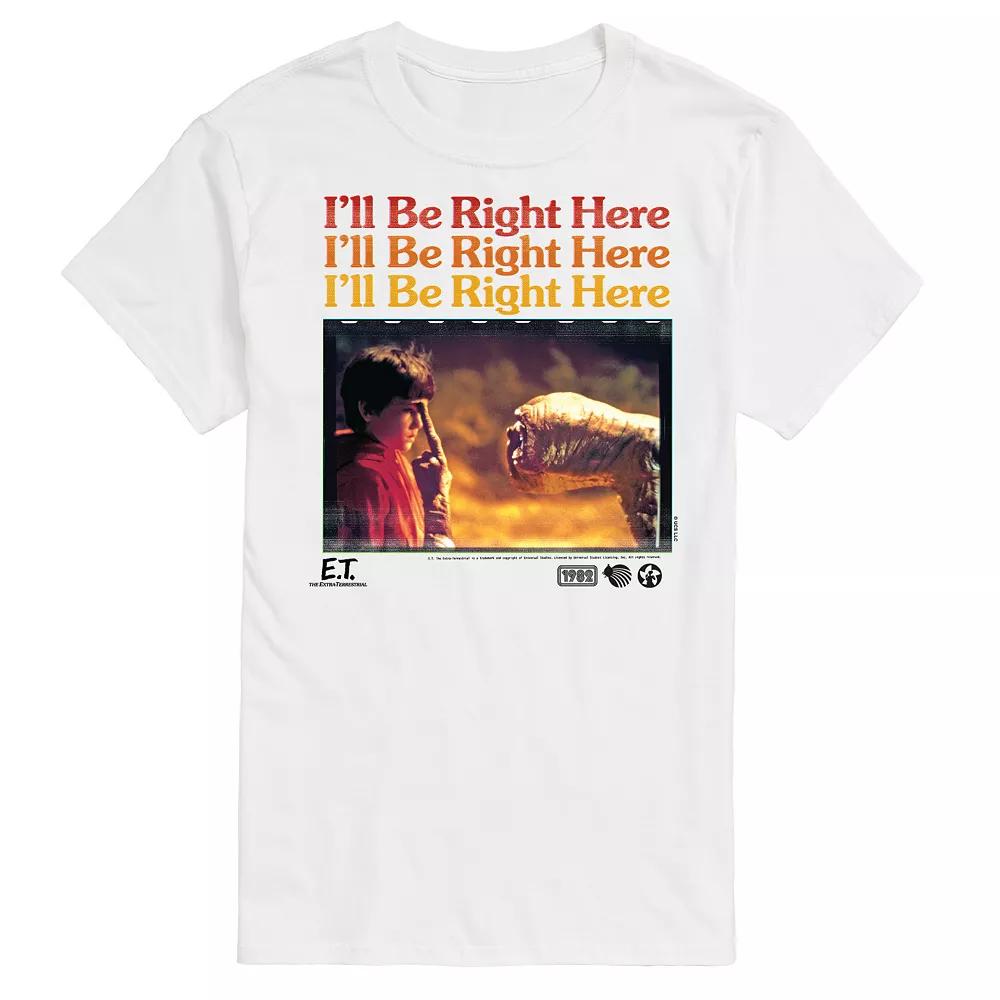 Big & Tall ET Ill Be Right Here Tee, Men's,  Product Image