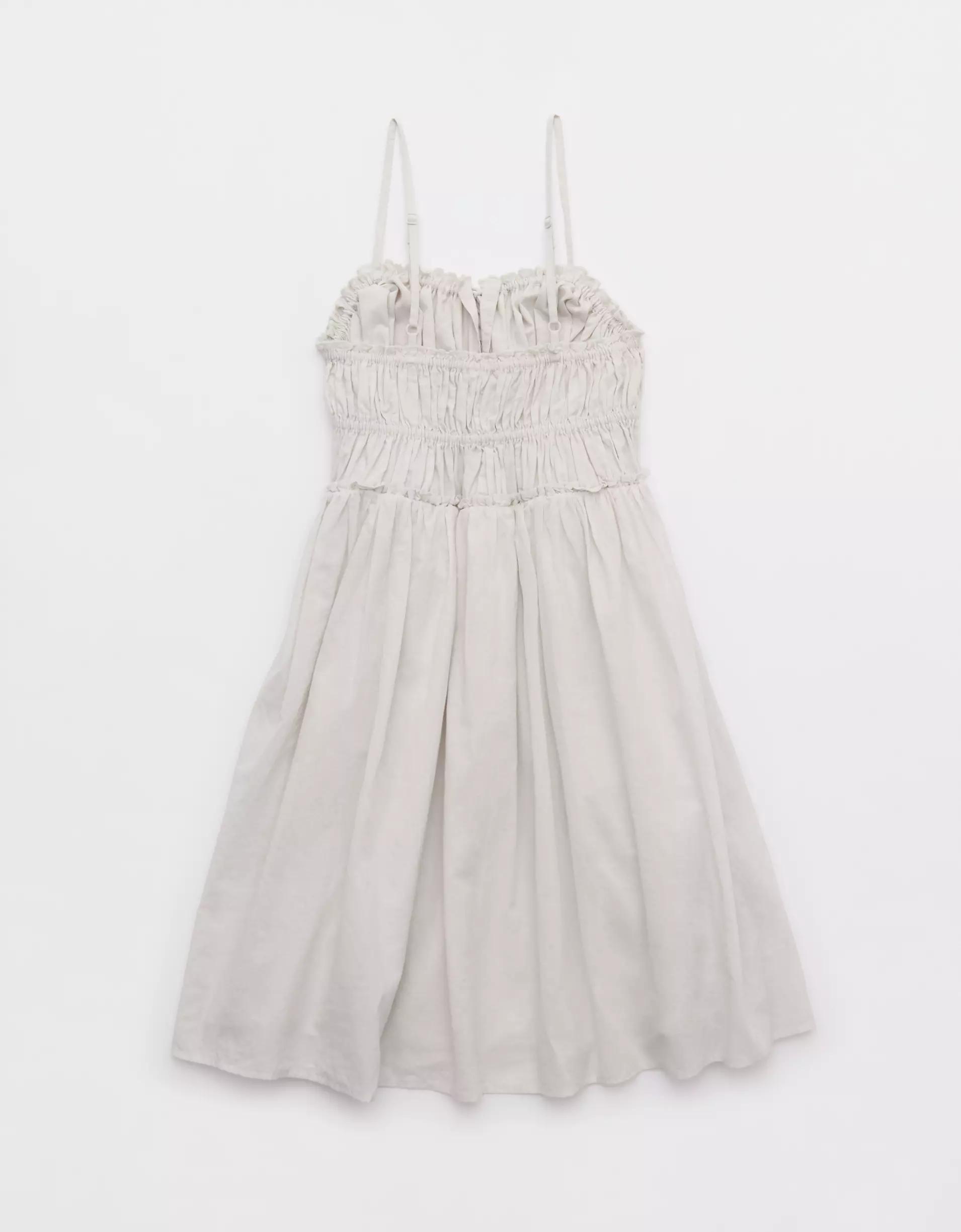 Aerie Tie Front Mini Dress Product Image