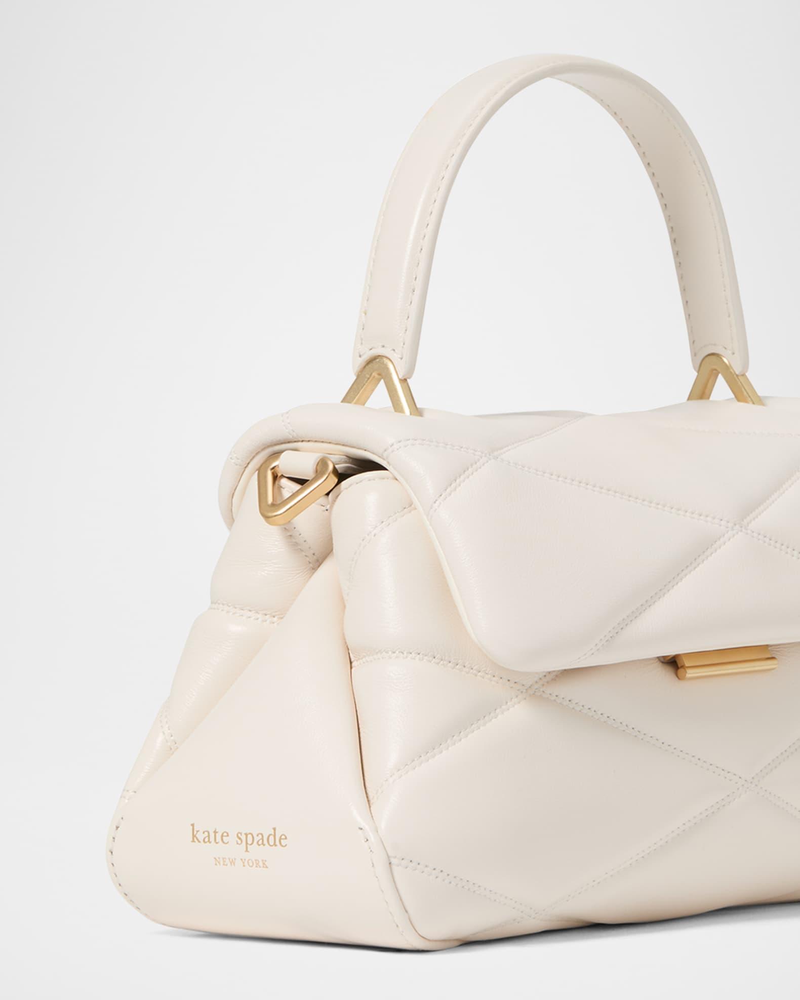 grace quilted leather top-handle bag Product Image