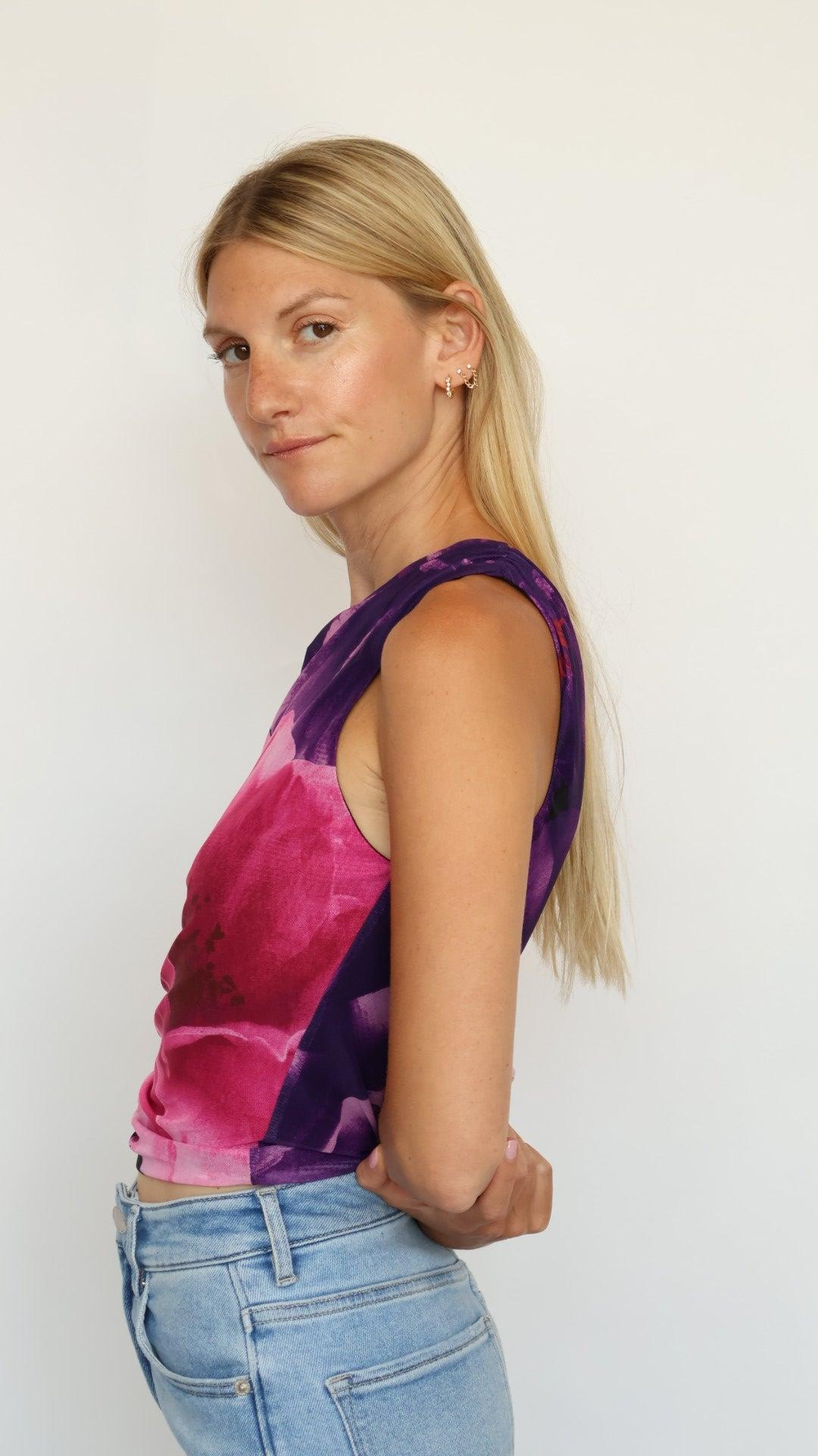 Full Bloom One Shoulder Top Product Image