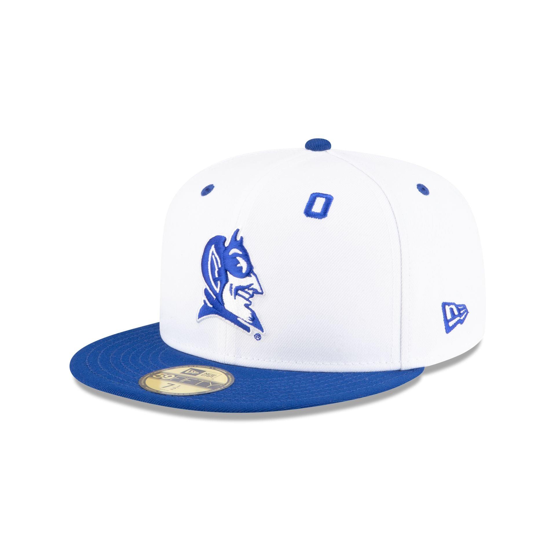 Jayson Tatum x Duke Blue Devils White 59FIFTY Fitted Hat Male Product Image