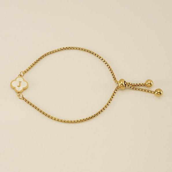 Clover Initial Bracelets Product Image