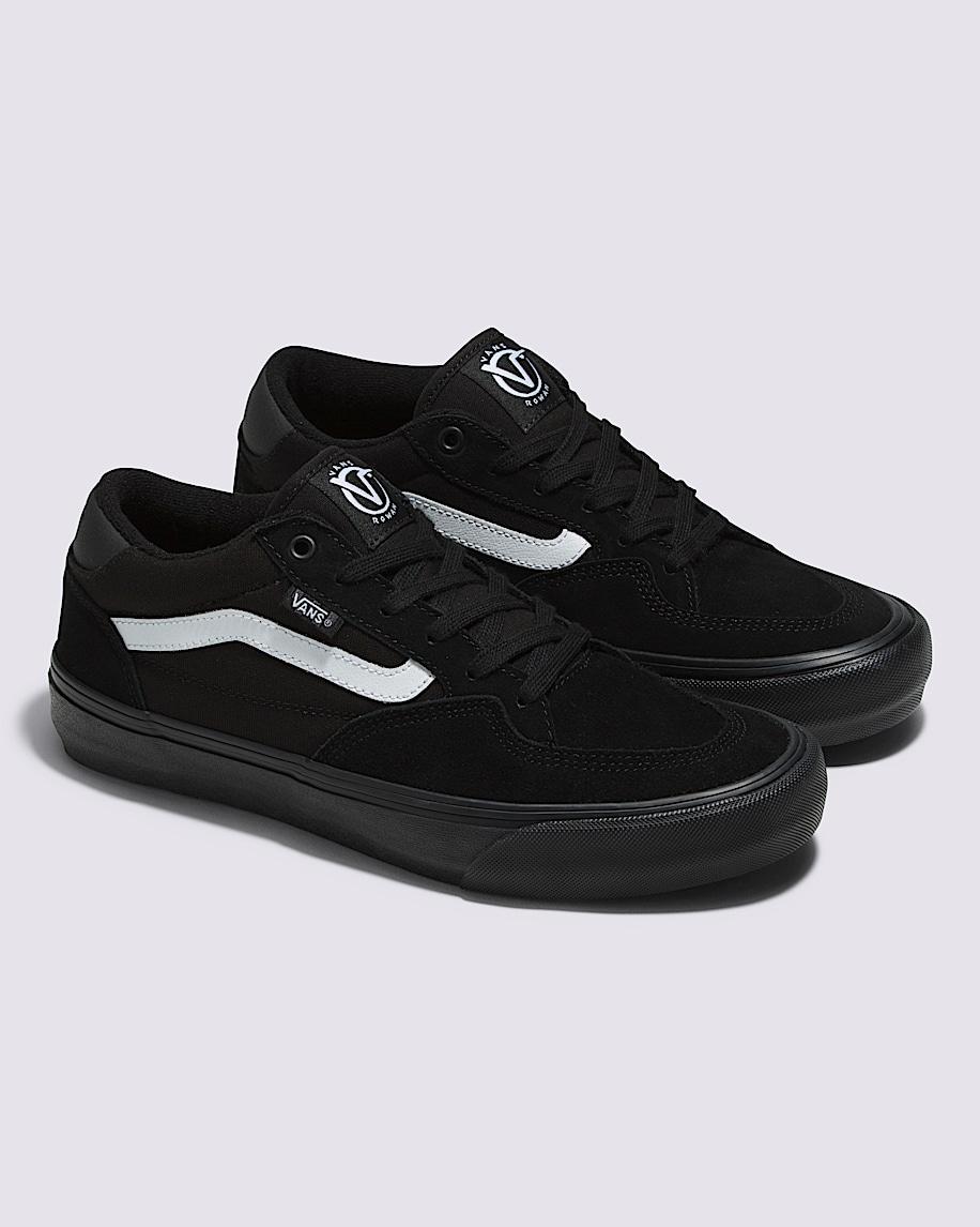 Skate Rowan Shoe in Black| Vans US Product Image