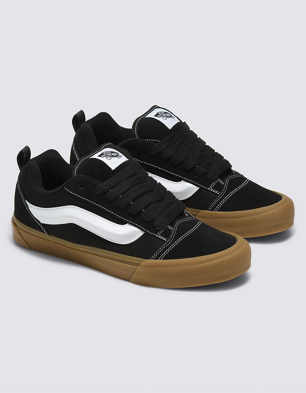VANS Knu Skool Shoes - BLACK/BROWN Product Image