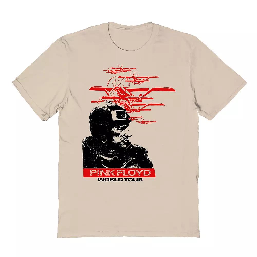 Men's World Tour 2 Graphic Tee, Size: Large, Brown Product Image