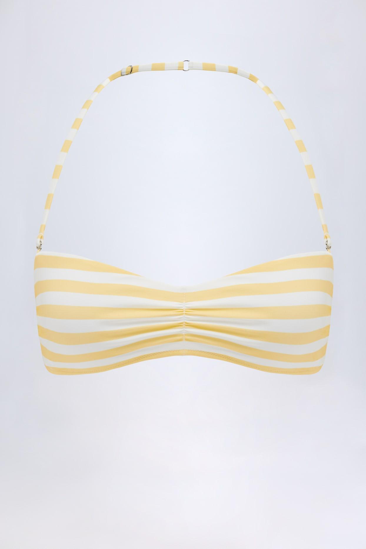 Multiway Bikini Top in Lemon Product Image