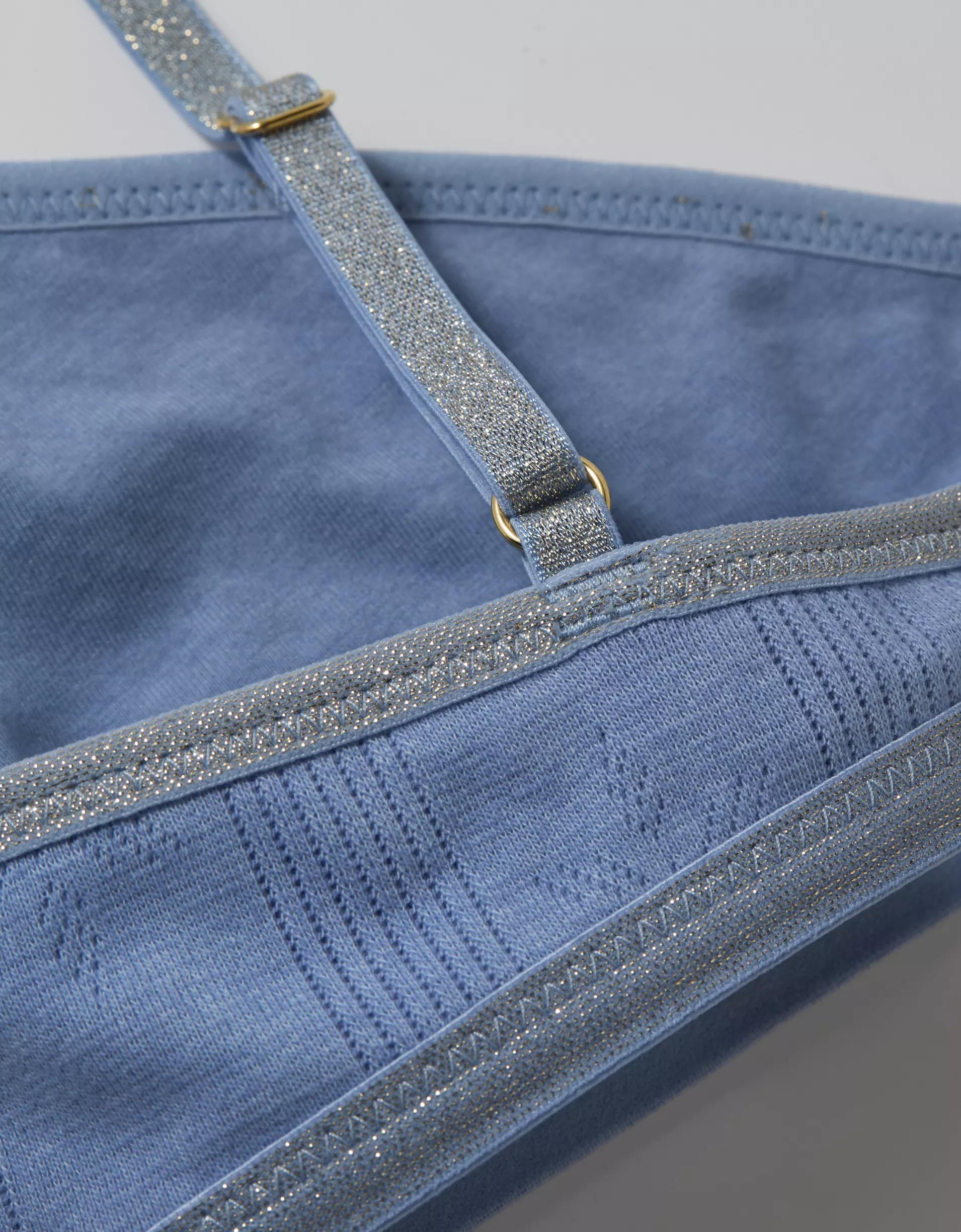 Superchill Shine Pointelle Triangle Bralette Women's Product Image