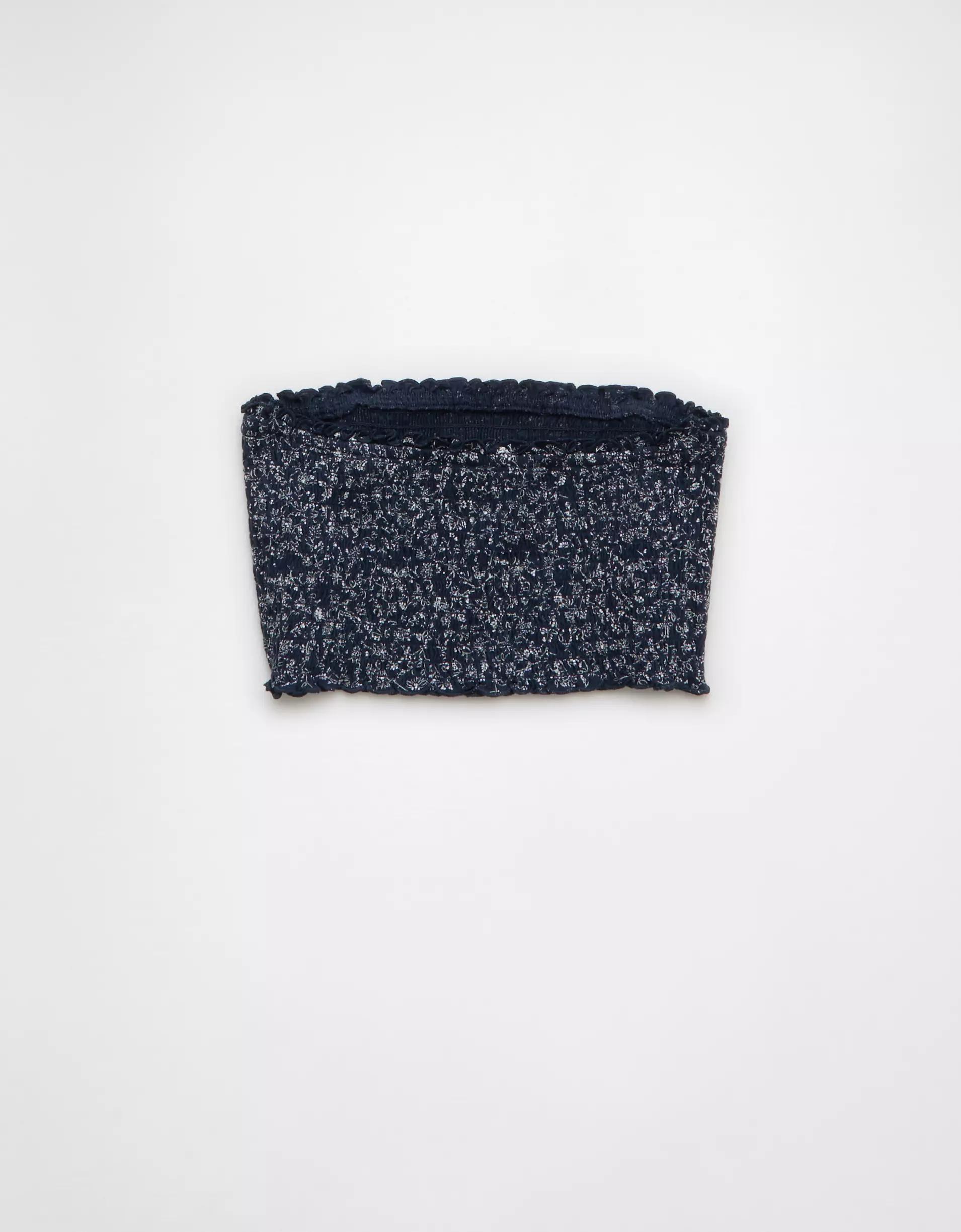 AE Sunchaser Knit Smocked Bandeau Product Image