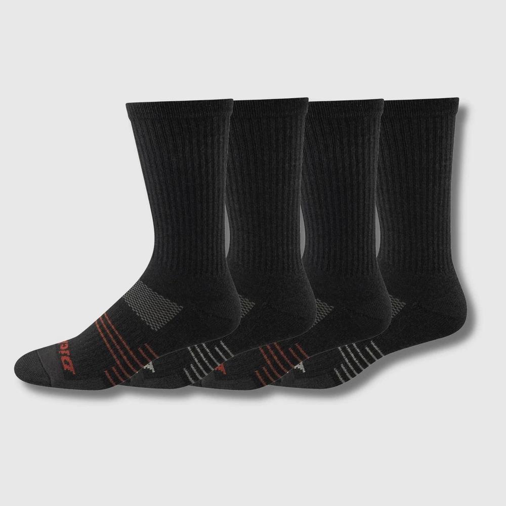 Dickies Men's 4pk HYDRO-COOL Crew Socks - White 6-12: Tagless, Knit Fabric Product Image