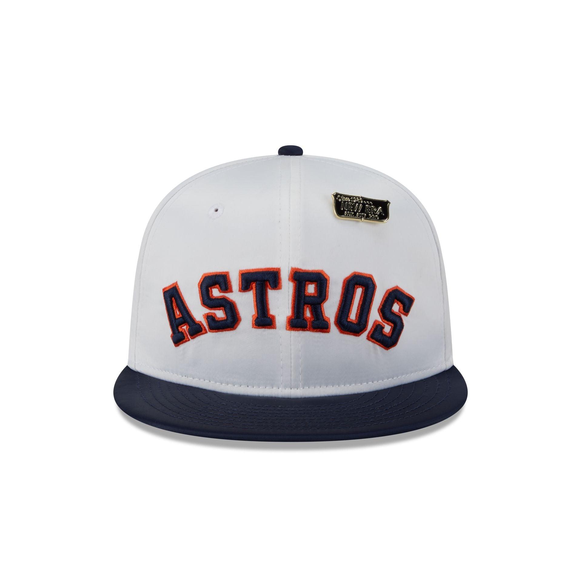 Houston Astros Satin Pin 9FIFTY Snapback Hat Male Product Image
