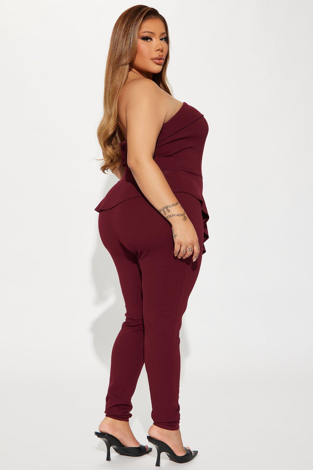 Go Get Her Jumpsuit - Wine Product Image