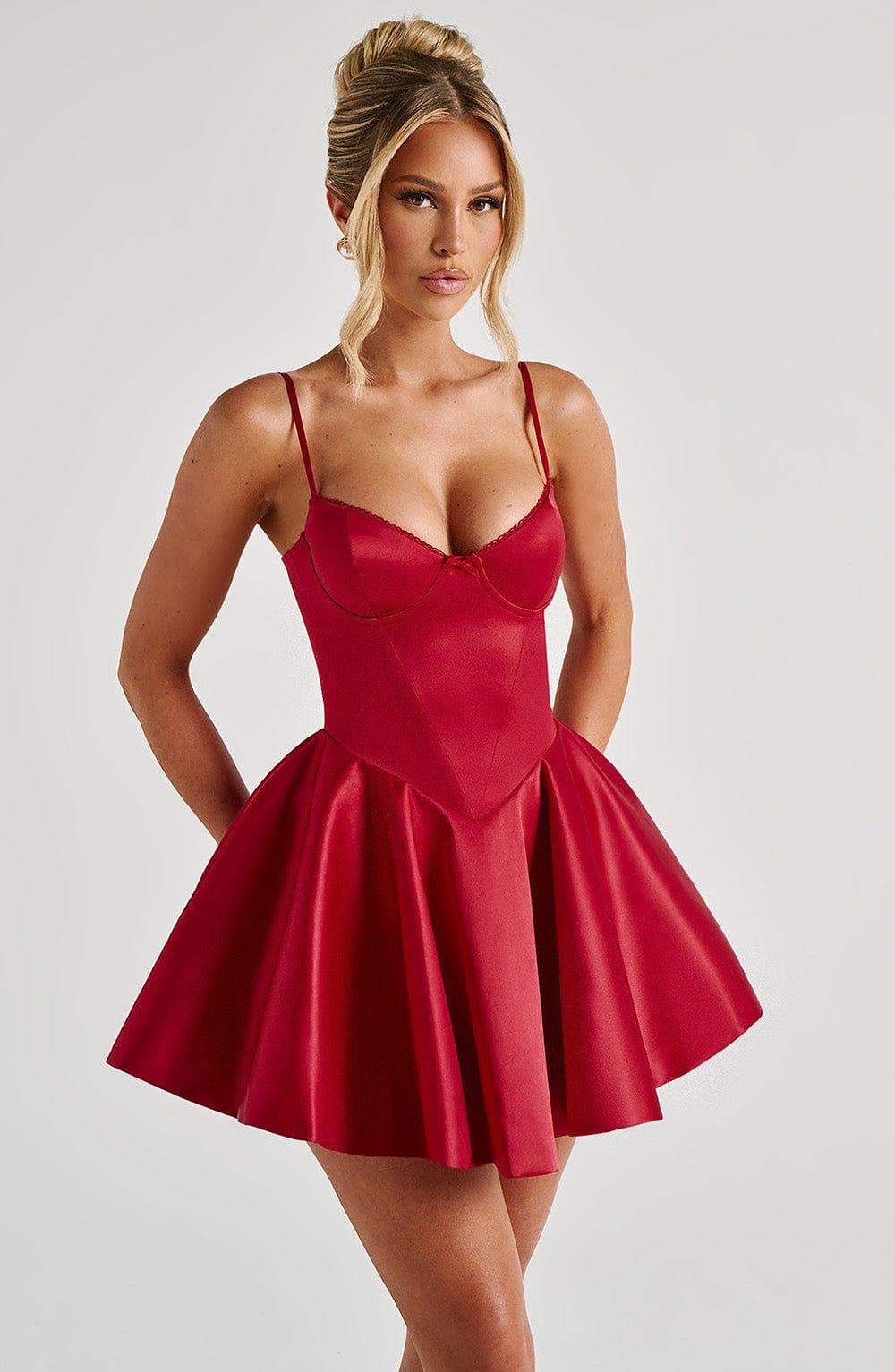 Poppy Mini Dress - Red Product Image