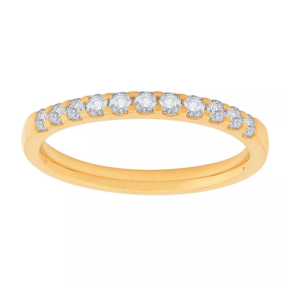 Diamond Medley 14k Gold 1/3 Carat T.W. Lab-Grown Diamond Ring, Women's, Size: 8 Product Image