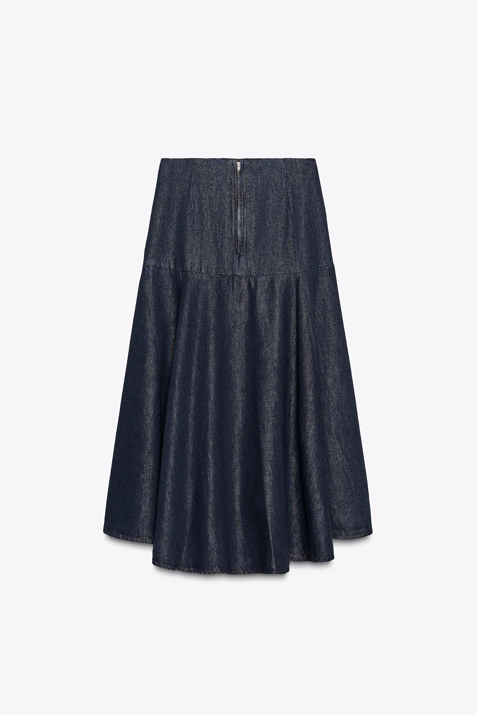 ZW COLLECTION DENIM TIE SHIRT Product Image